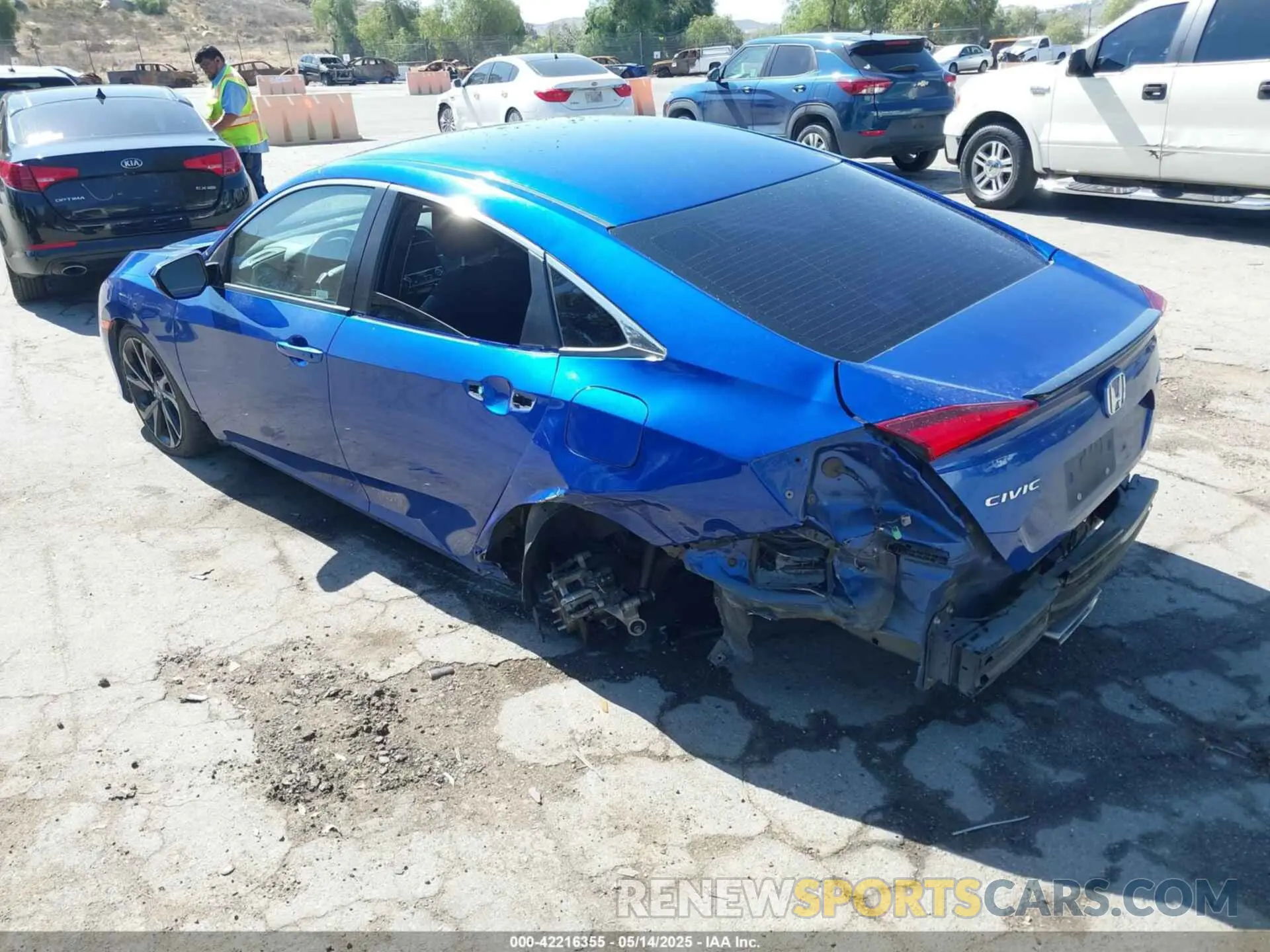 3 Photograph of a damaged car 2HGFC2F88MH547546 HONDA CIVIC 2021