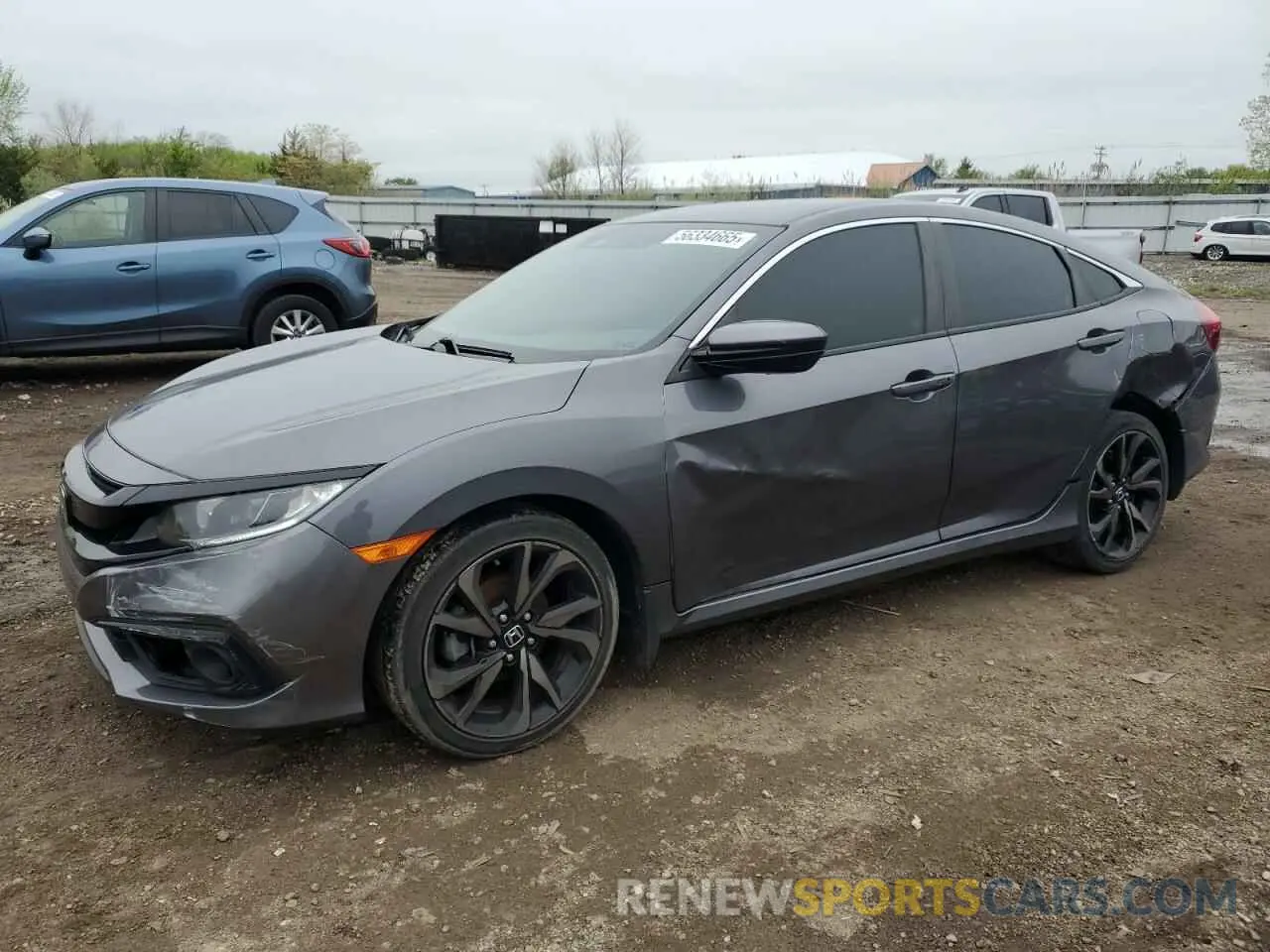 1 Photograph of a damaged car 2HGFC2F88MH556375 HONDA CIVIC 2021