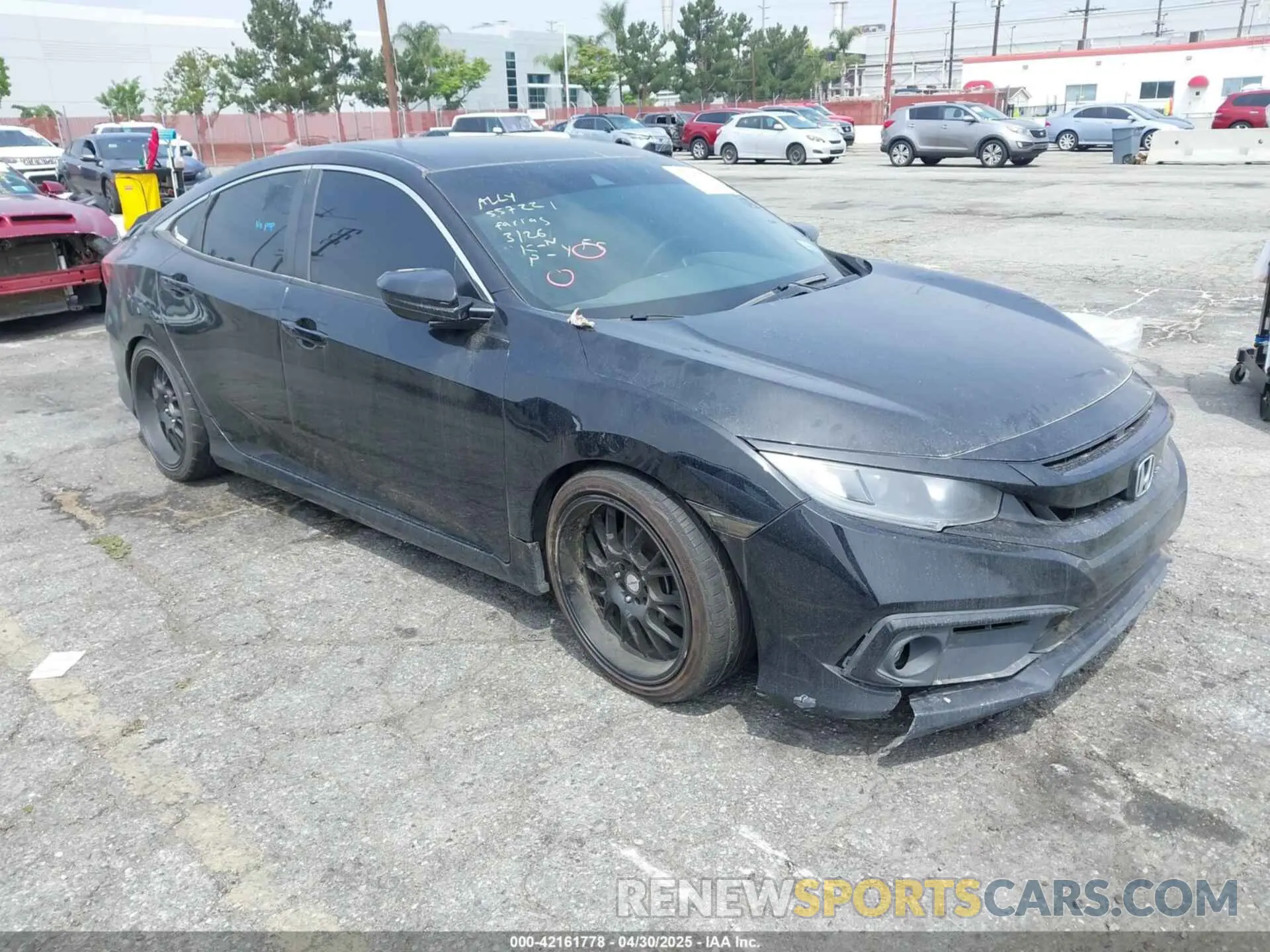 1 Photograph of a damaged car 2HGFC2F88MH557221 HONDA CIVIC 2021