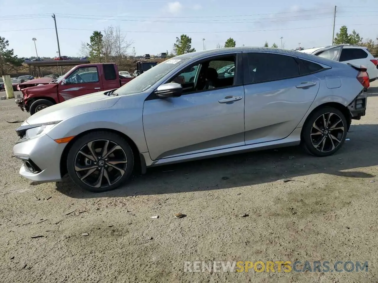 1 Photograph of a damaged car 2HGFC2F88MH558028 HONDA CIVIC 2021