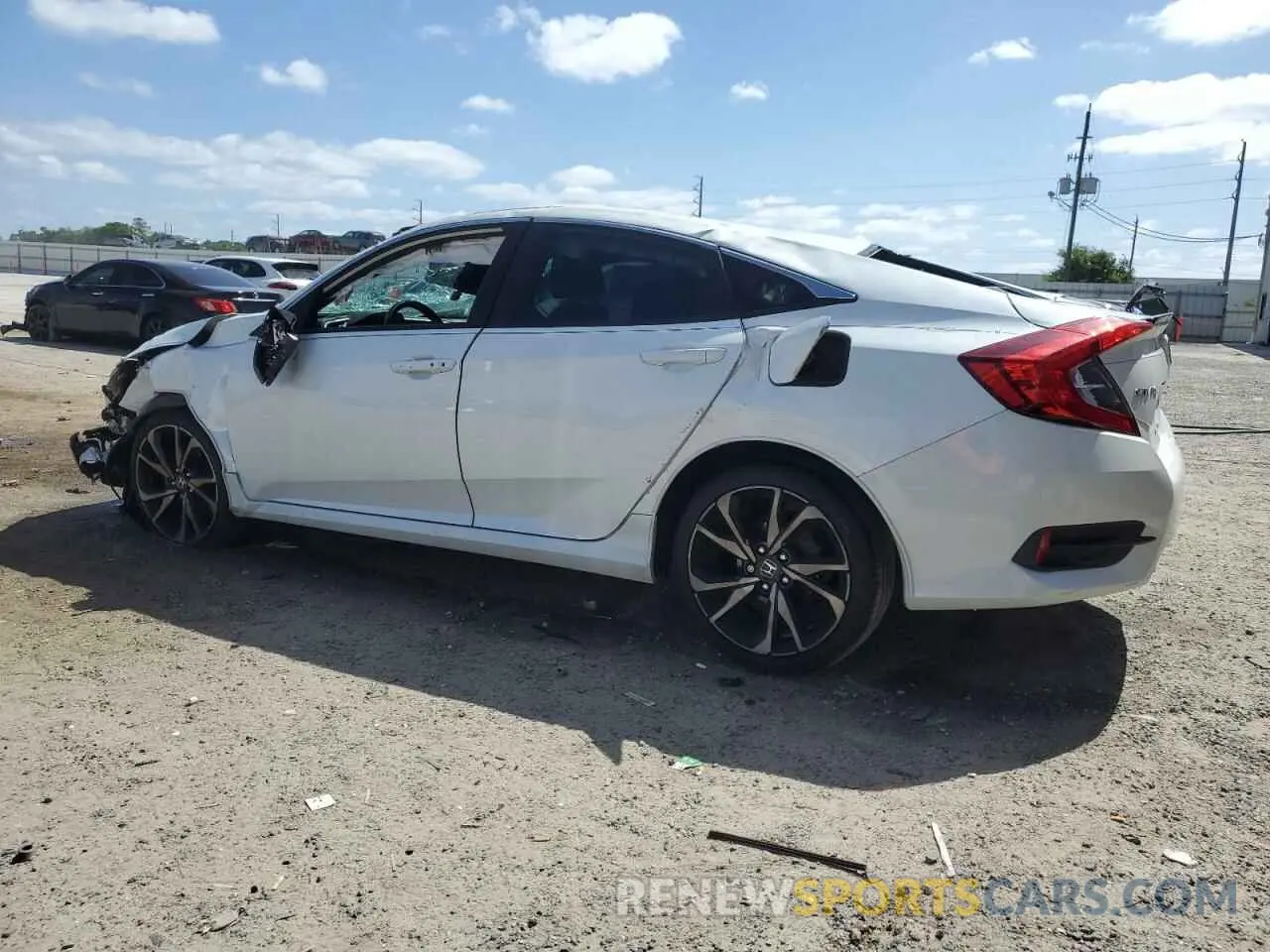 2 Photograph of a damaged car 2HGFC2F89MH504382 HONDA CIVIC 2021