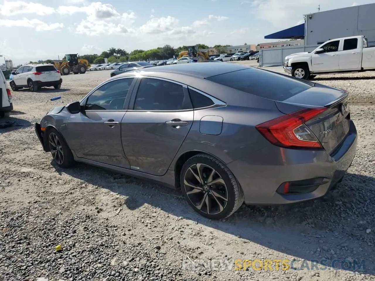 2 Photograph of a damaged car 2HGFC2F89MH512269 HONDA CIVIC 2021