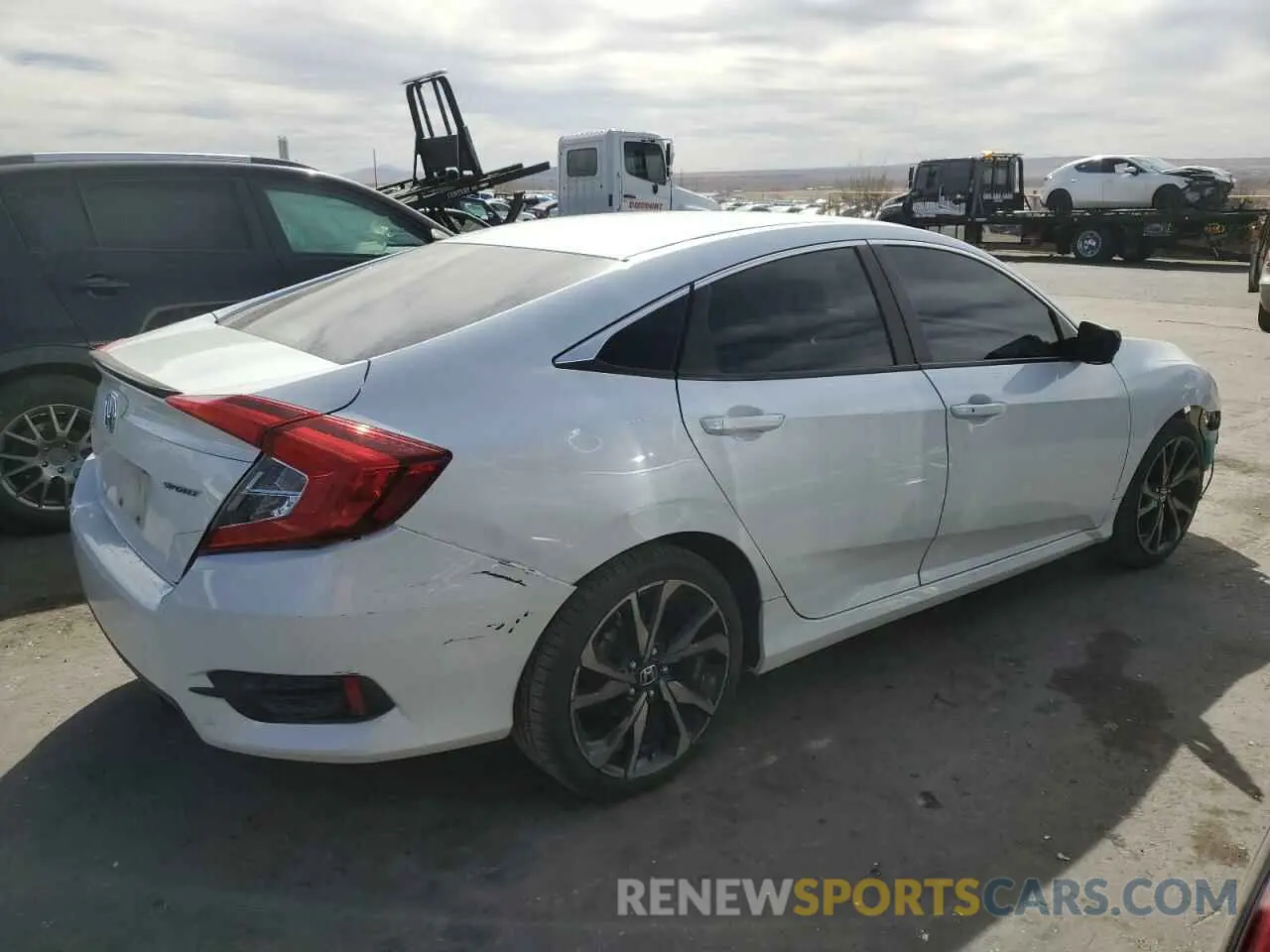 3 Photograph of a damaged car 2HGFC2F89MH522980 HONDA CIVIC 2021