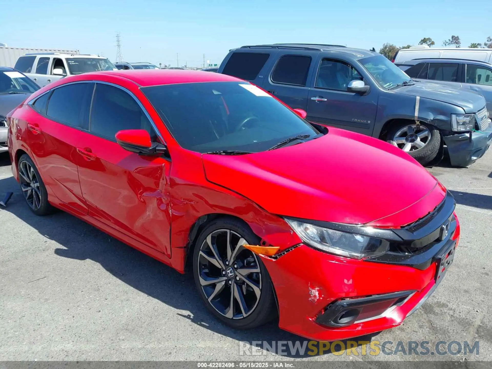 1 Photograph of a damaged car 2HGFC2F89MH523918 HONDA CIVIC 2021