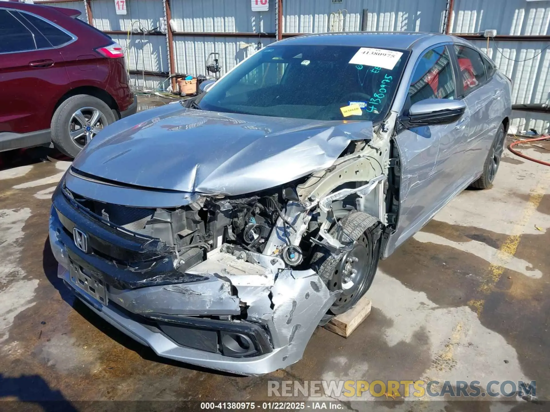 2 Photograph of a damaged car 2HGFC2F89MH532537 HONDA CIVIC 2021