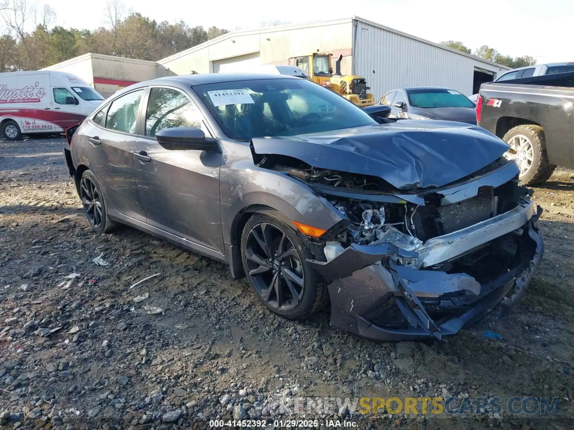 1 Photograph of a damaged car 2HGFC2F89MH535048 HONDA CIVIC 2021