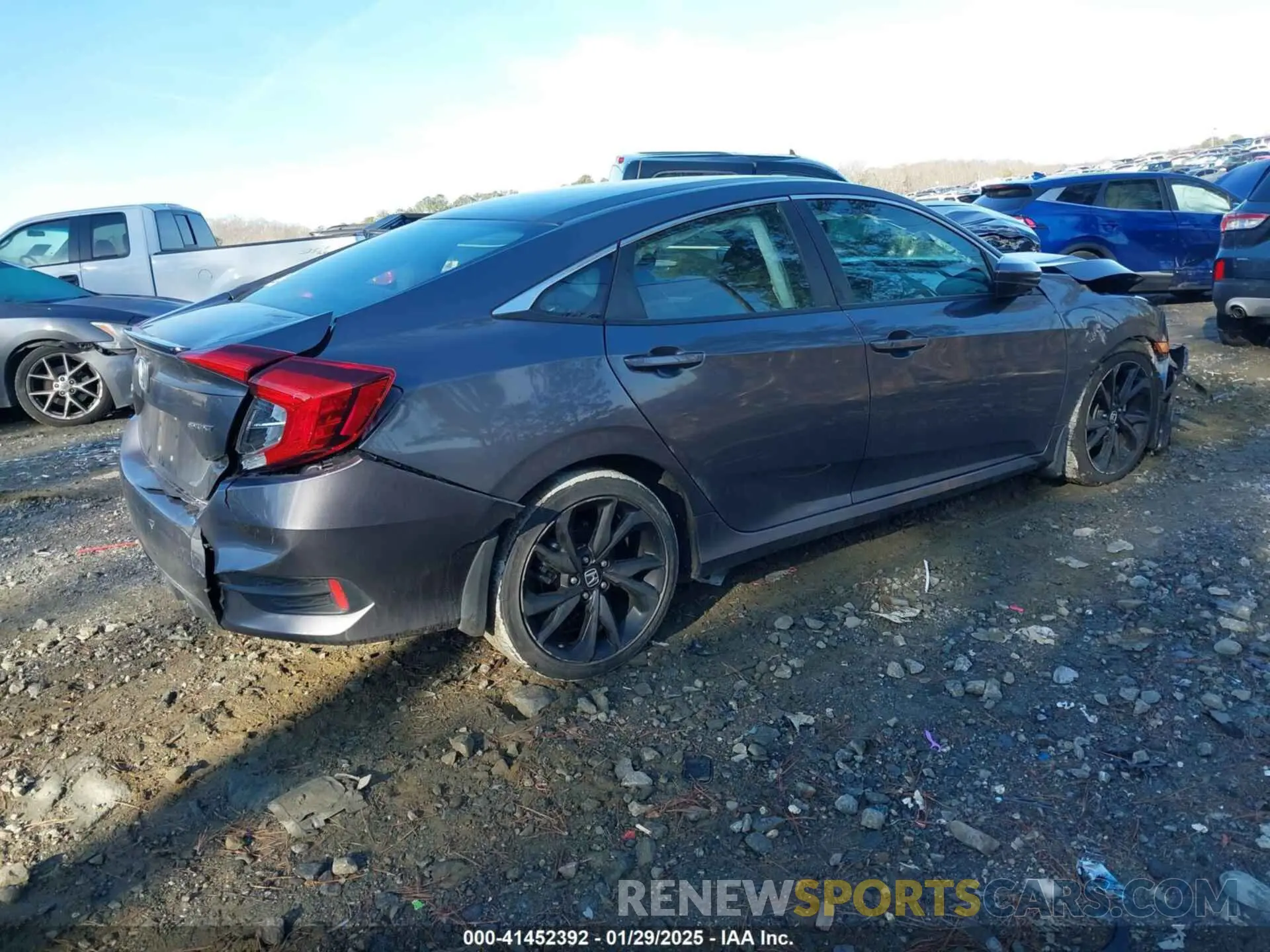 4 Photograph of a damaged car 2HGFC2F89MH535048 HONDA CIVIC 2021