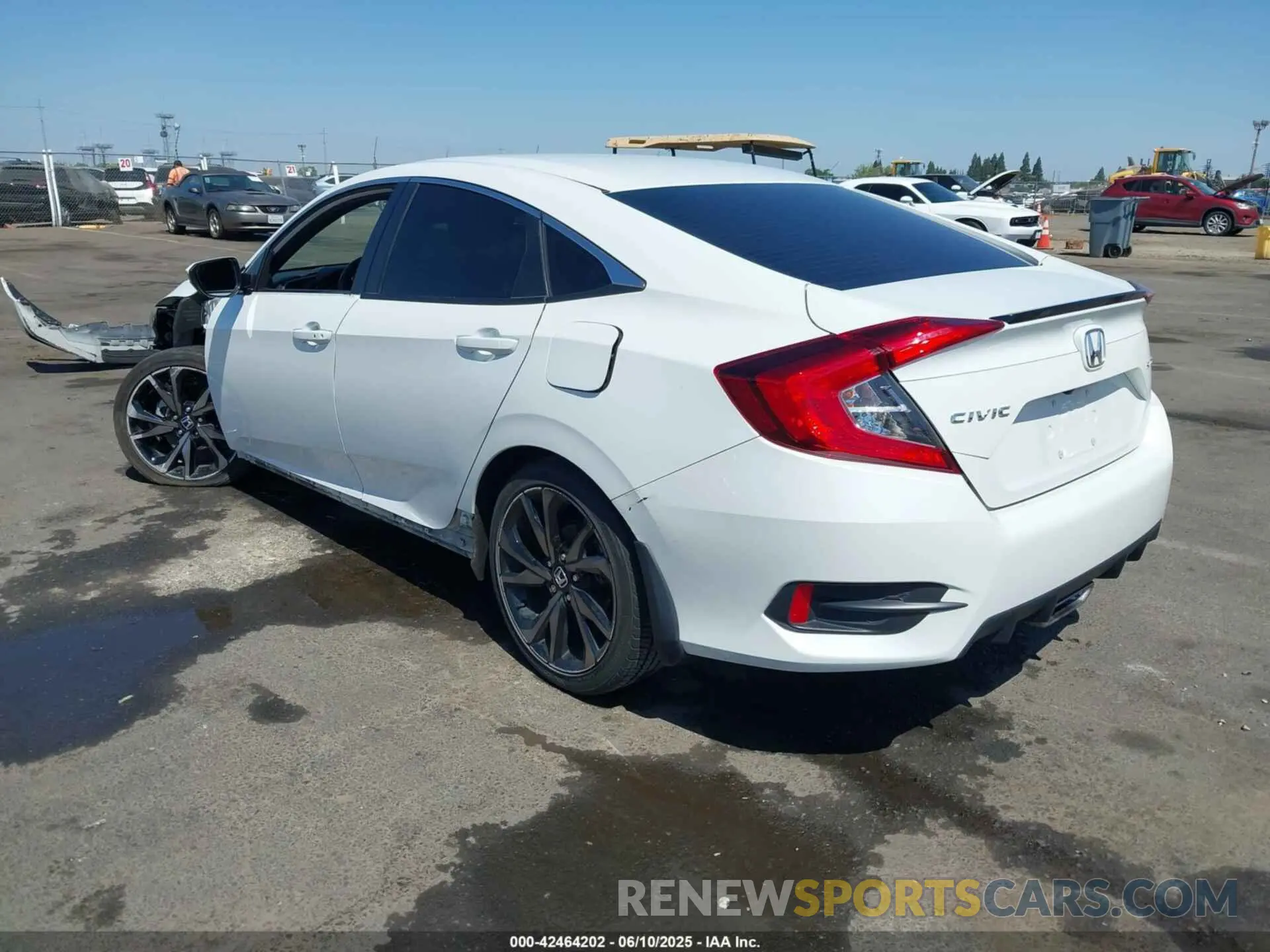 3 Photograph of a damaged car 2HGFC2F89MH542355 HONDA CIVIC 2021