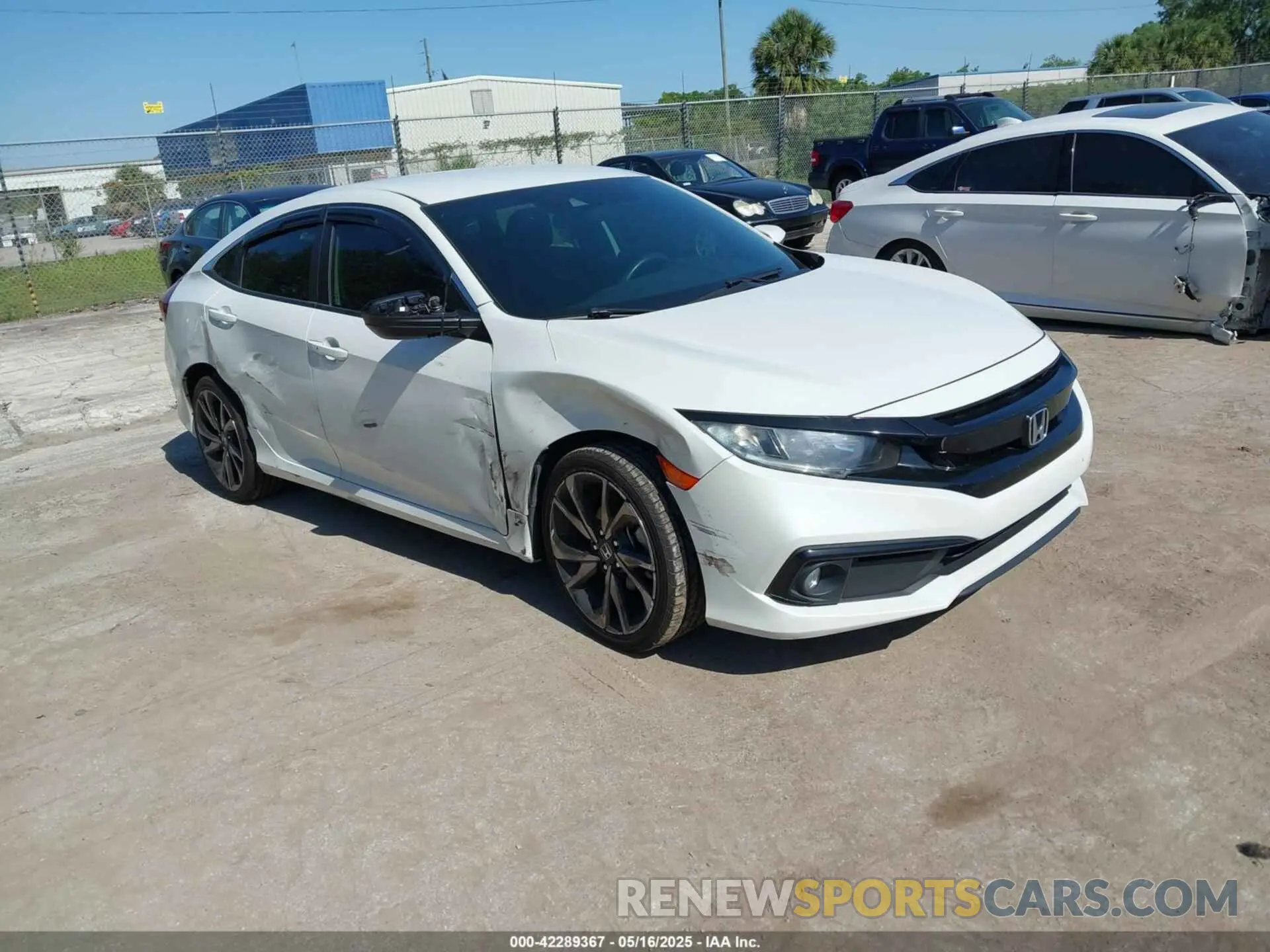 1 Photograph of a damaged car 2HGFC2F89MH543926 HONDA CIVIC 2021