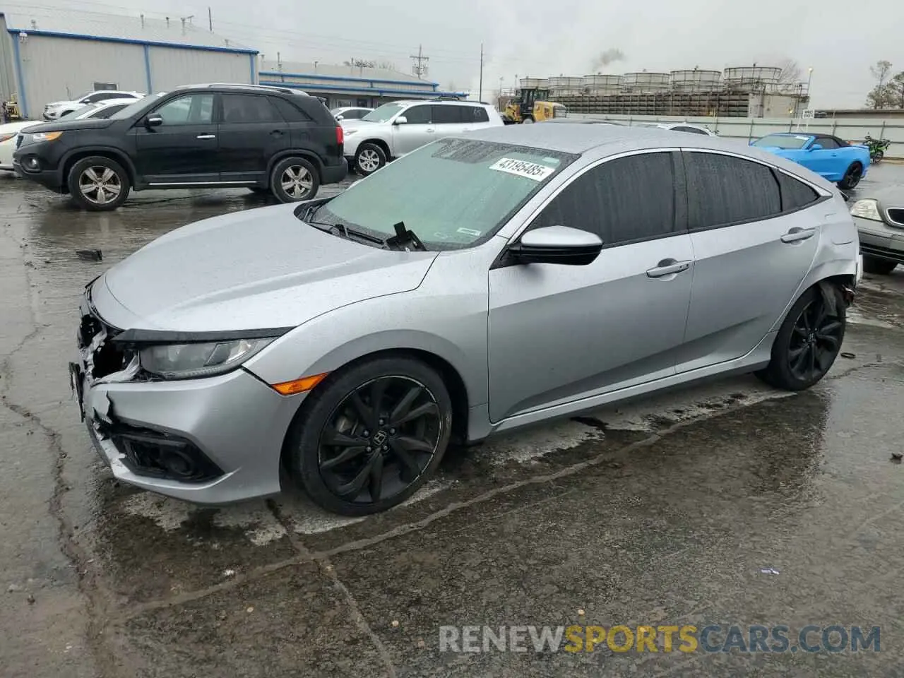 1 Photograph of a damaged car 2HGFC2F89MH547412 HONDA CIVIC 2021