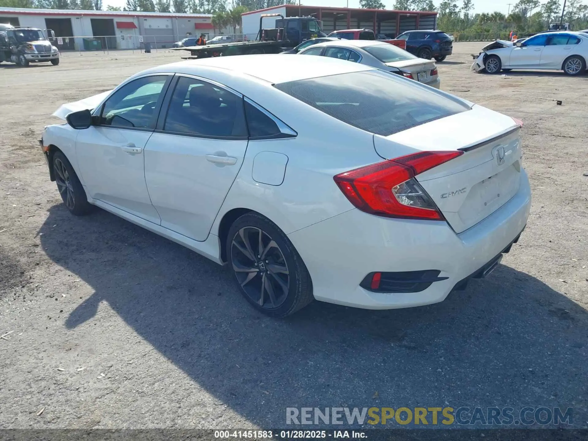 3 Photograph of a damaged car 2HGFC2F8XMH526164 HONDA CIVIC 2021