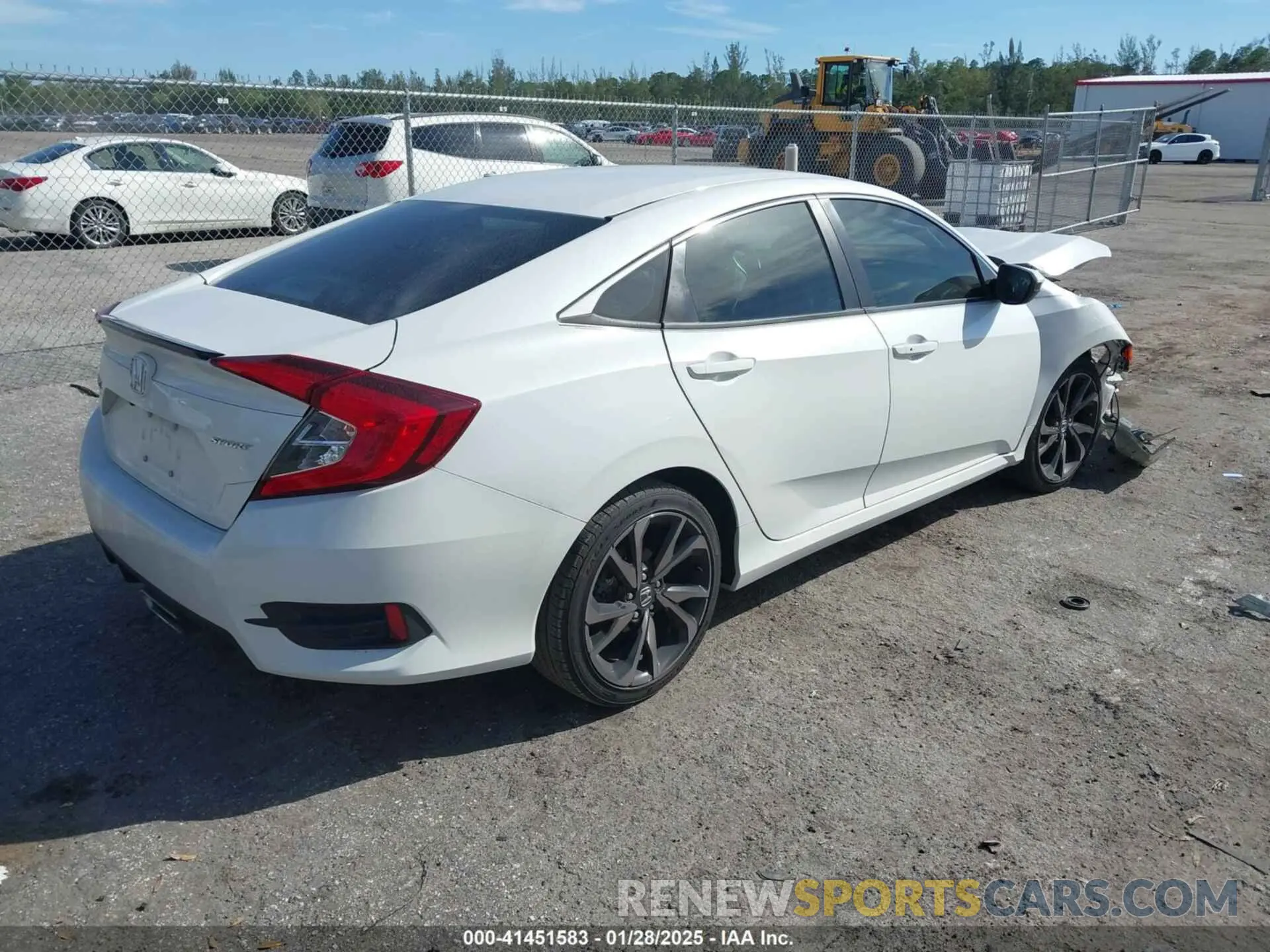 4 Photograph of a damaged car 2HGFC2F8XMH526164 HONDA CIVIC 2021