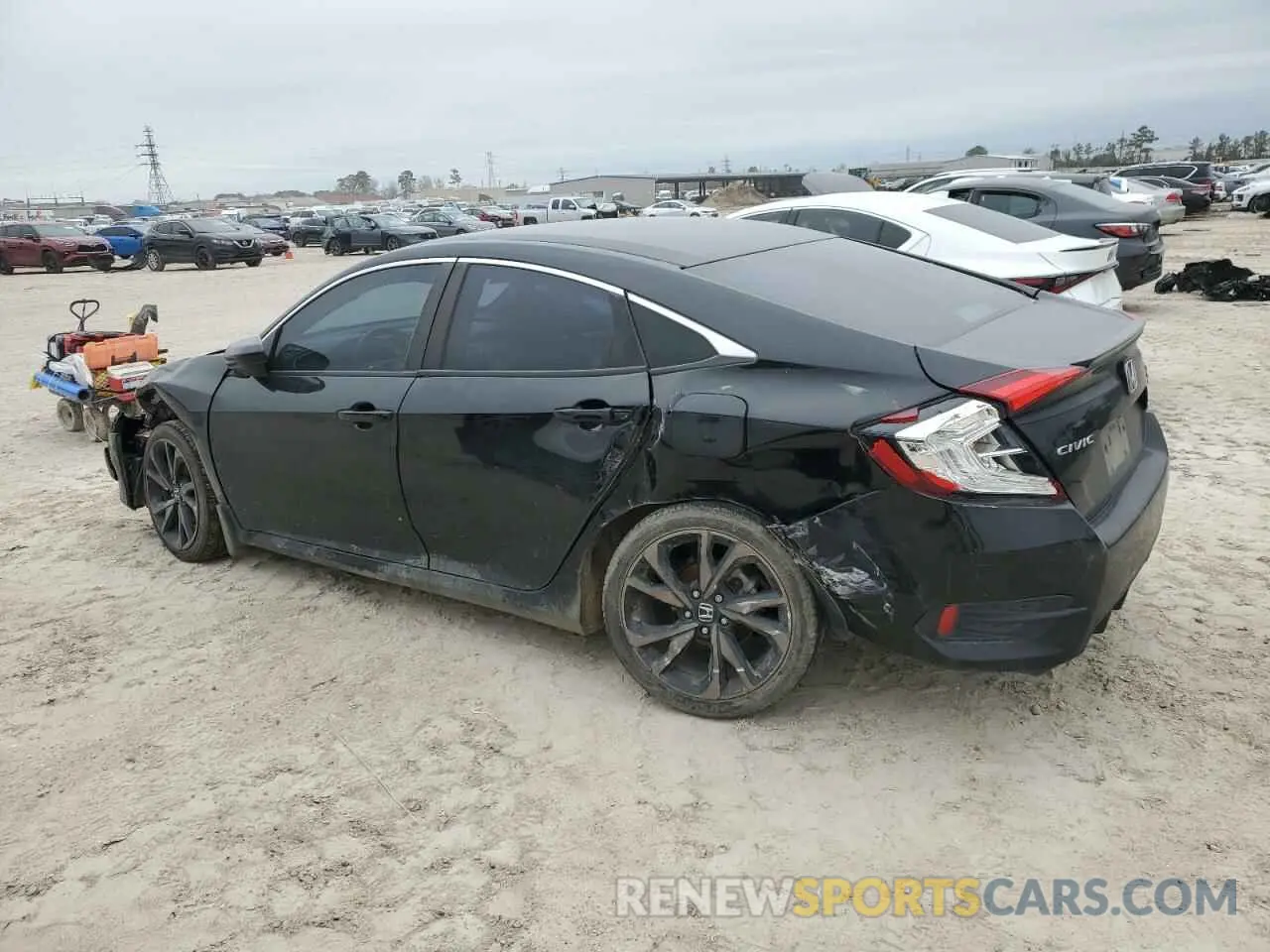 2 Photograph of a damaged car 2HGFC2F8XMH527895 HONDA CIVIC 2021