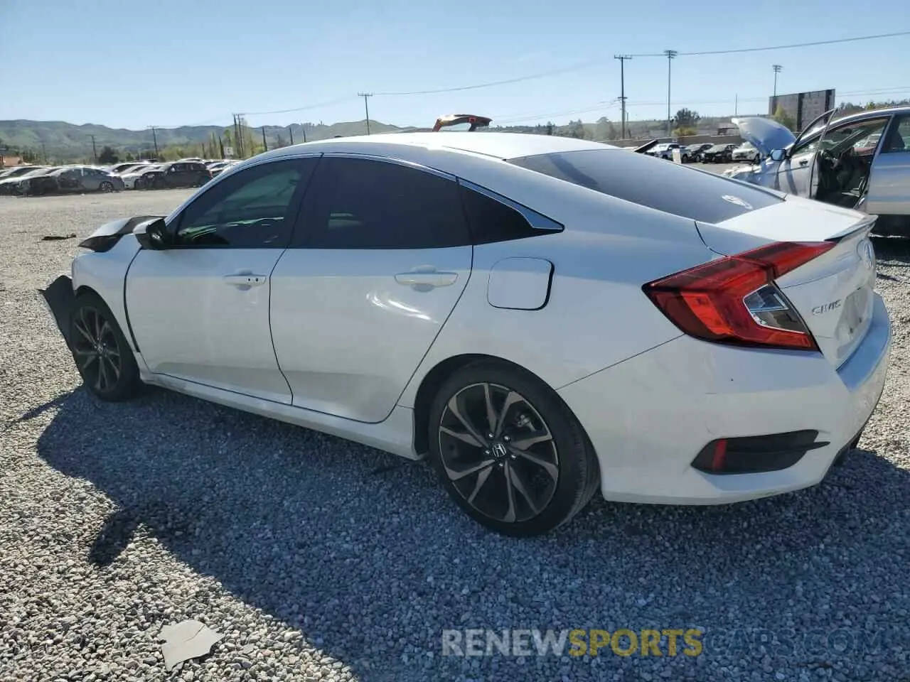2 Photograph of a damaged car 2HGFC2F8XMH542025 HONDA CIVIC 2021