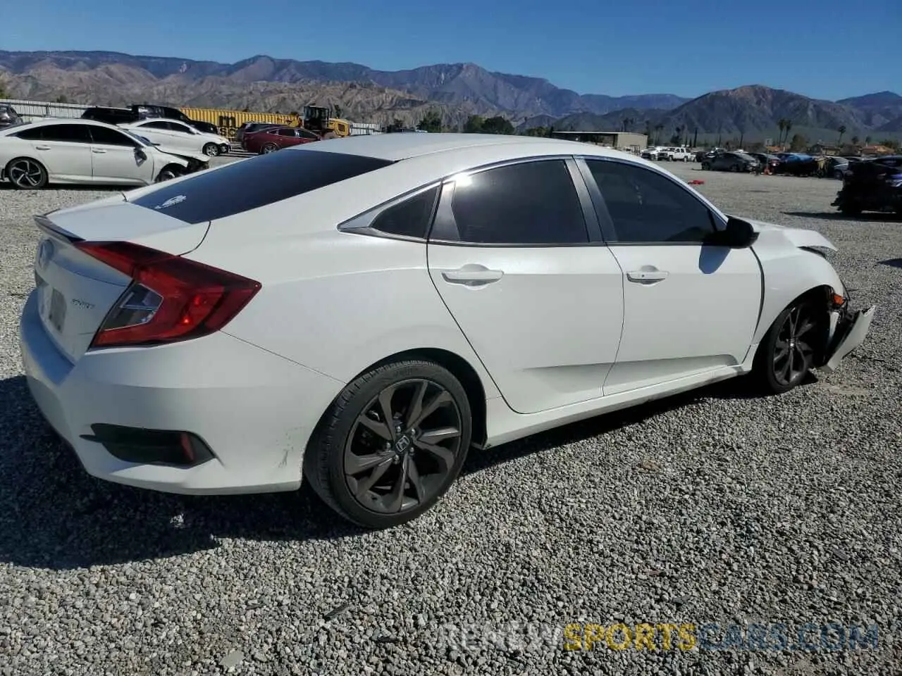 3 Photograph of a damaged car 2HGFC2F8XMH542025 HONDA CIVIC 2021