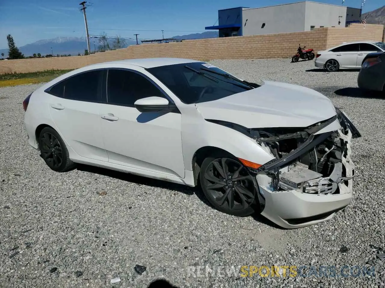 4 Photograph of a damaged car 2HGFC2F8XMH542025 HONDA CIVIC 2021