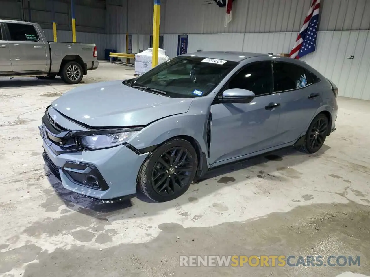 1 Photograph of a damaged car SHHFK7G41MU218816 HONDA CIVIC 2021