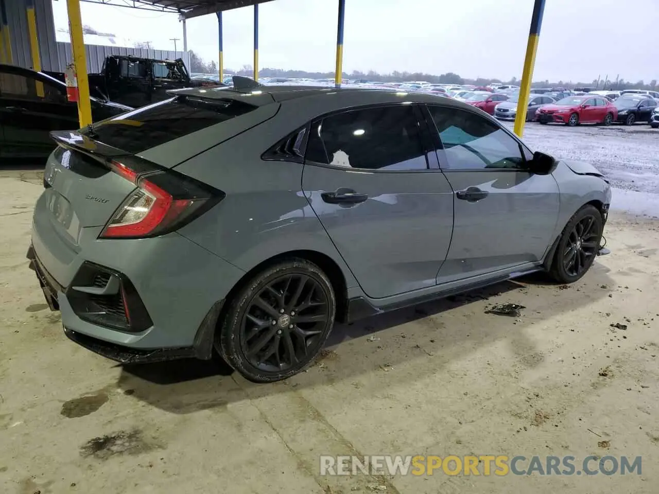3 Photograph of a damaged car SHHFK7G41MU218816 HONDA CIVIC 2021