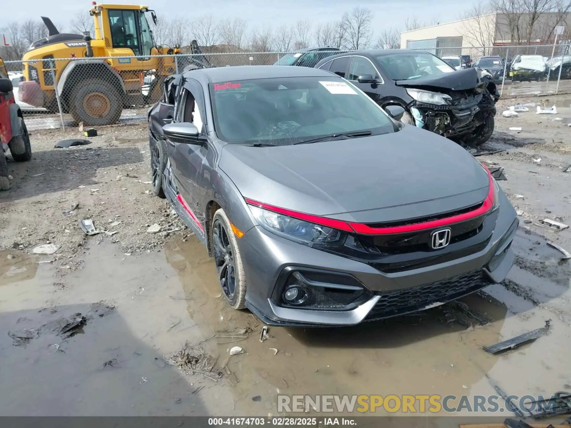 1 Photograph of a damaged car SHHFK7G43MU207073 HONDA CIVIC 2021