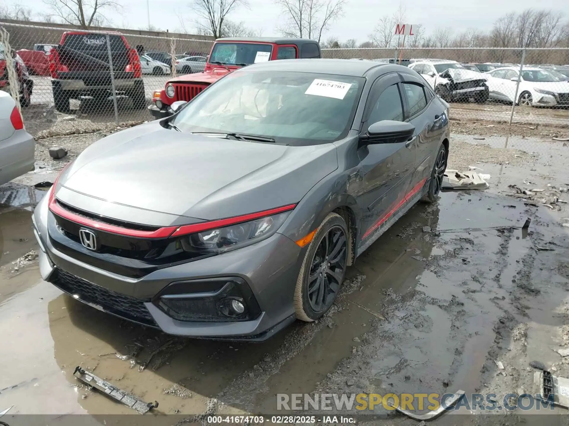 2 Photograph of a damaged car SHHFK7G43MU207073 HONDA CIVIC 2021