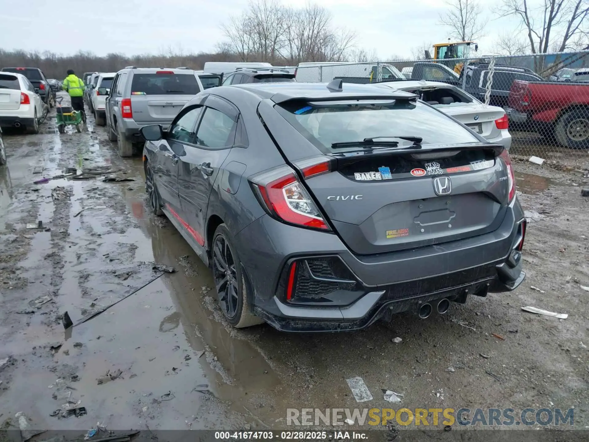 3 Photograph of a damaged car SHHFK7G43MU207073 HONDA CIVIC 2021