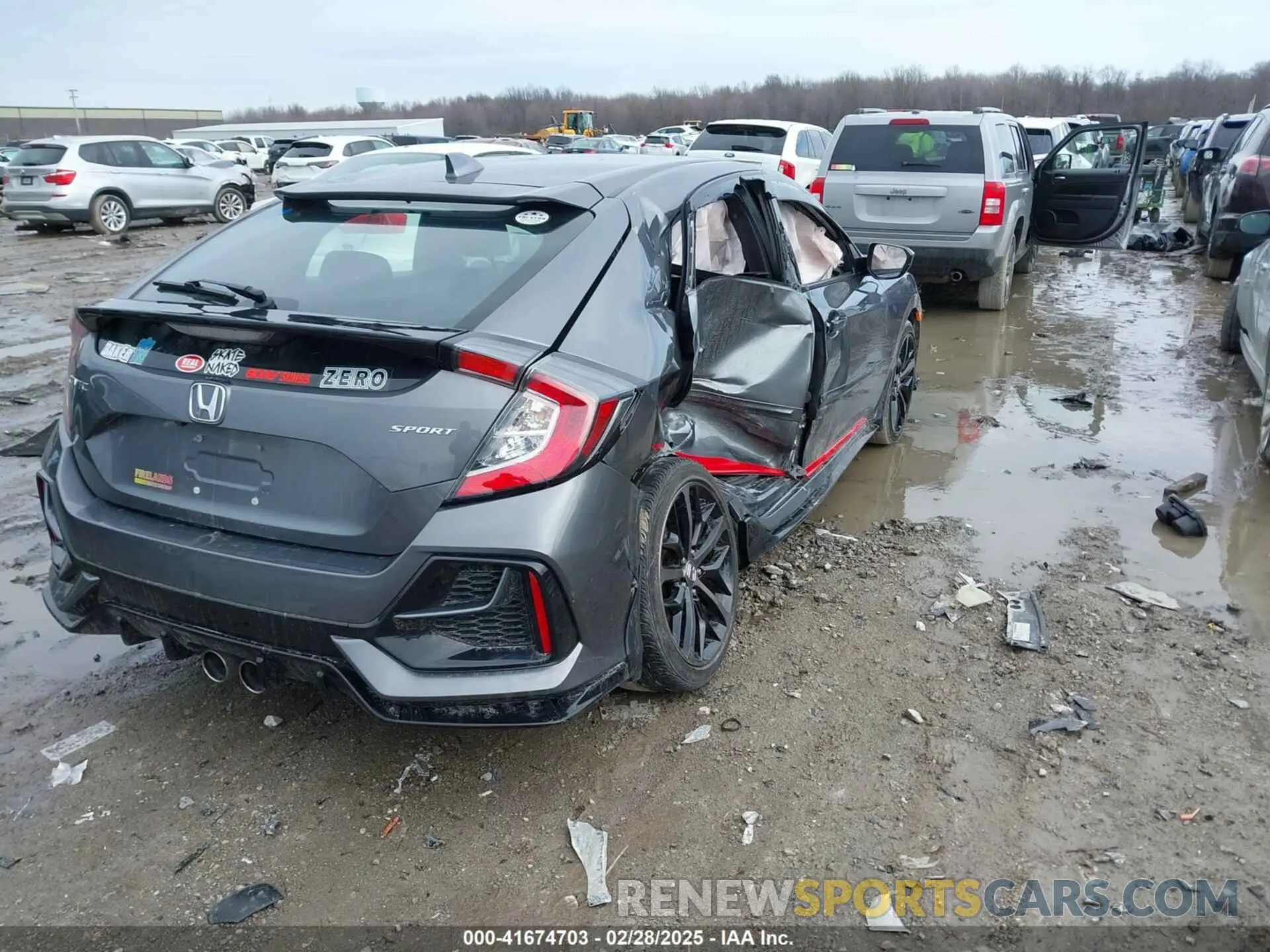 4 Photograph of a damaged car SHHFK7G43MU207073 HONDA CIVIC 2021