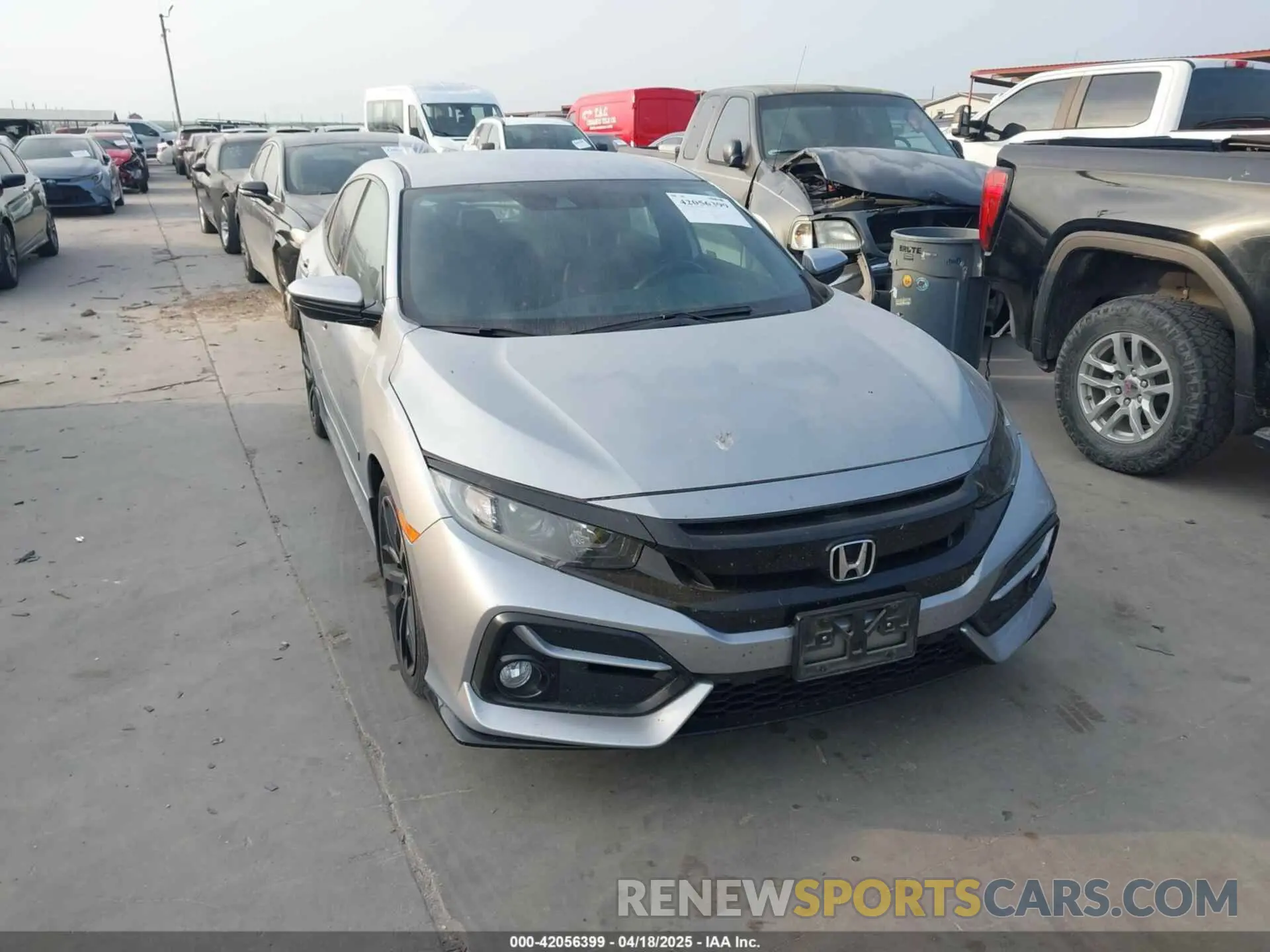 1 Photograph of a damaged car SHHFK7G43MU207994 HONDA CIVIC 2021