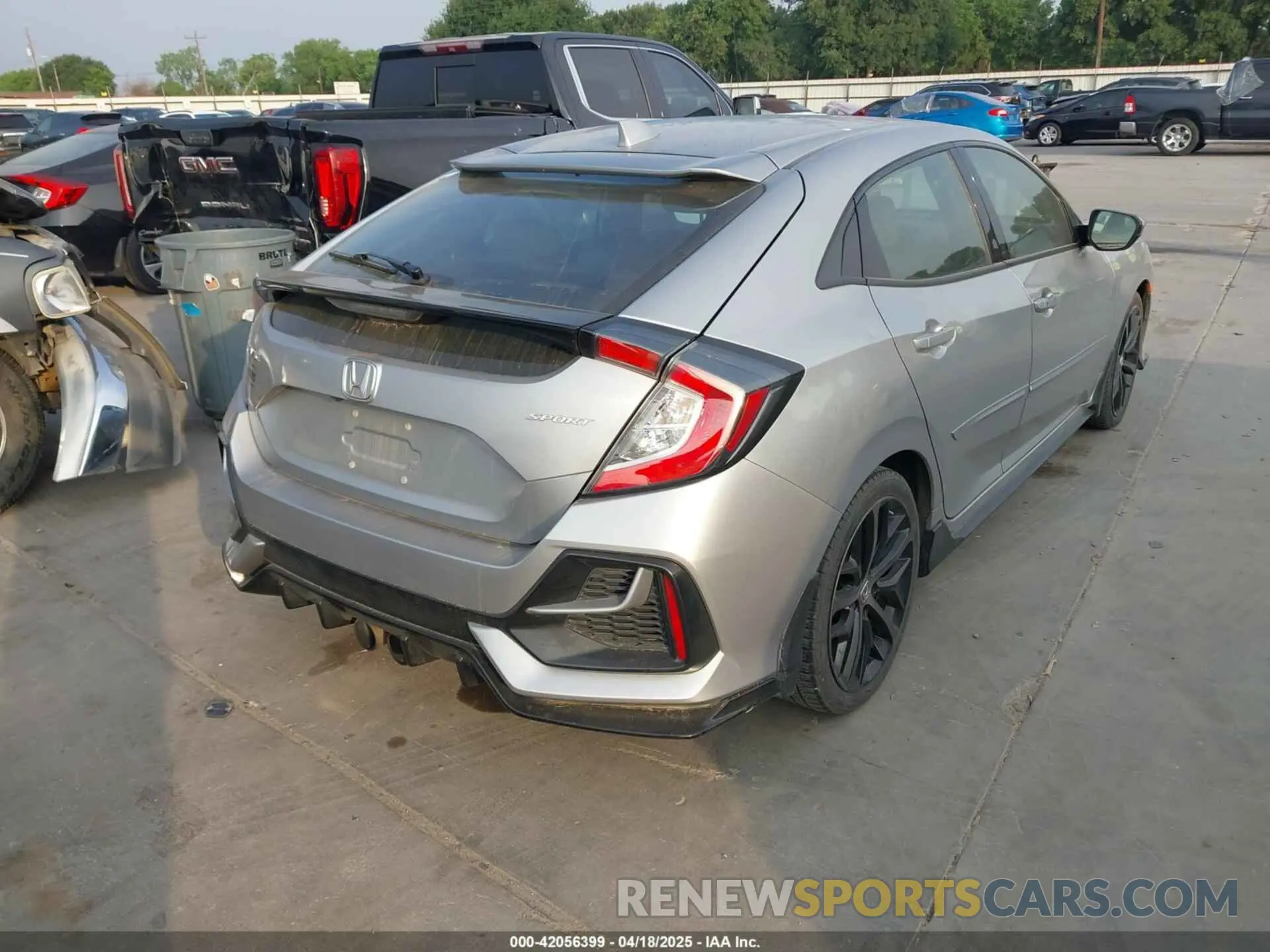 4 Photograph of a damaged car SHHFK7G43MU207994 HONDA CIVIC 2021