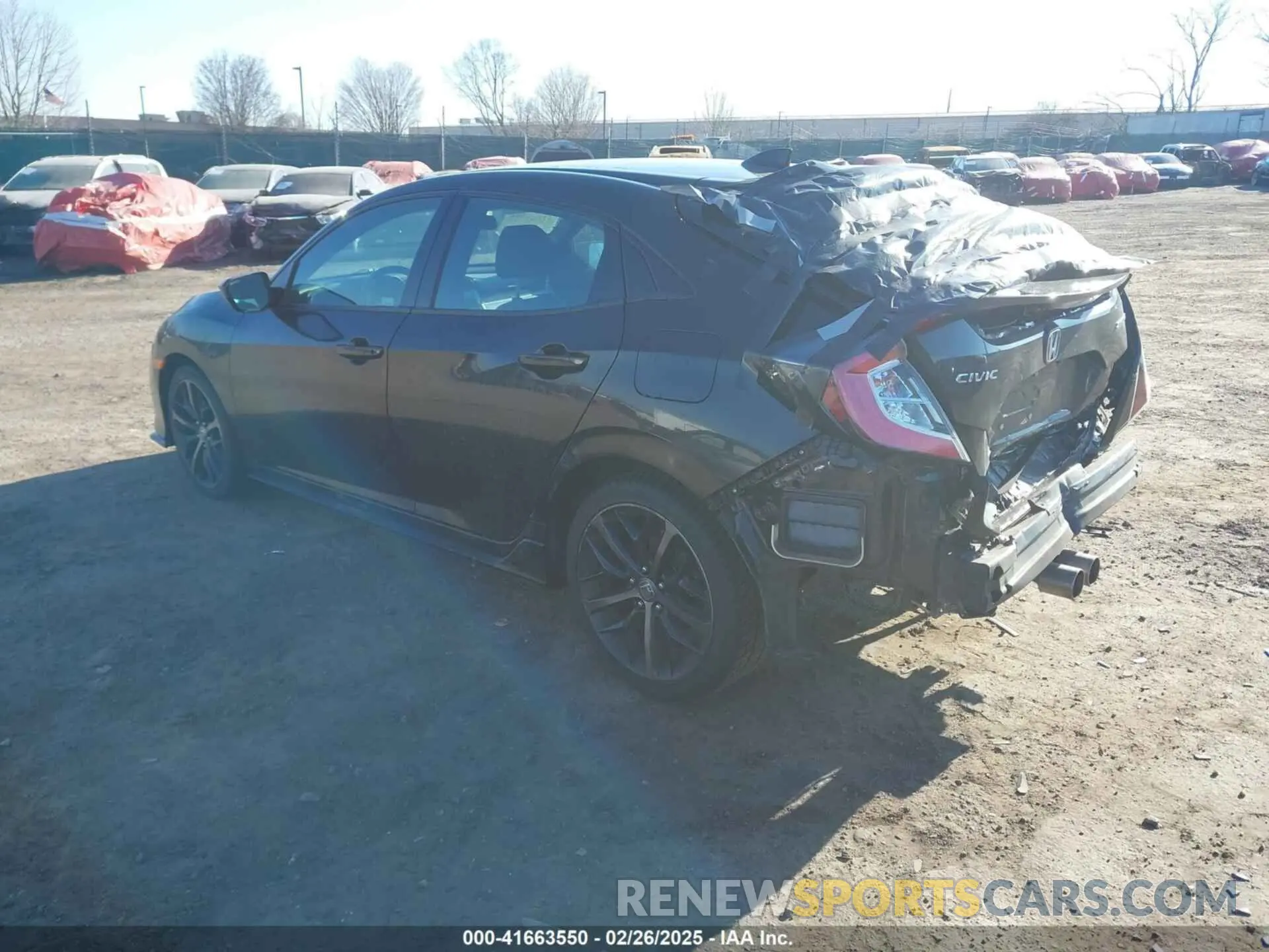 3 Photograph of a damaged car SHHFK7G45MU218575 HONDA CIVIC 2021