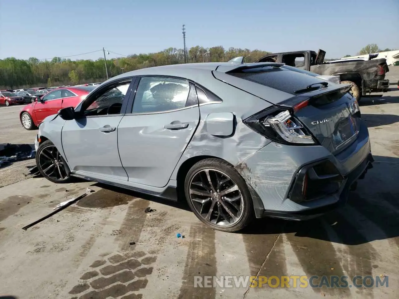 2 Photograph of a damaged car SHHFK7G49MU209328 HONDA CIVIC 2021