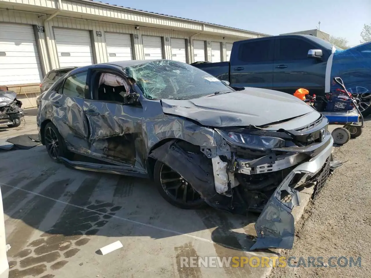 4 Photograph of a damaged car SHHFK7G49MU209328 HONDA CIVIC 2021