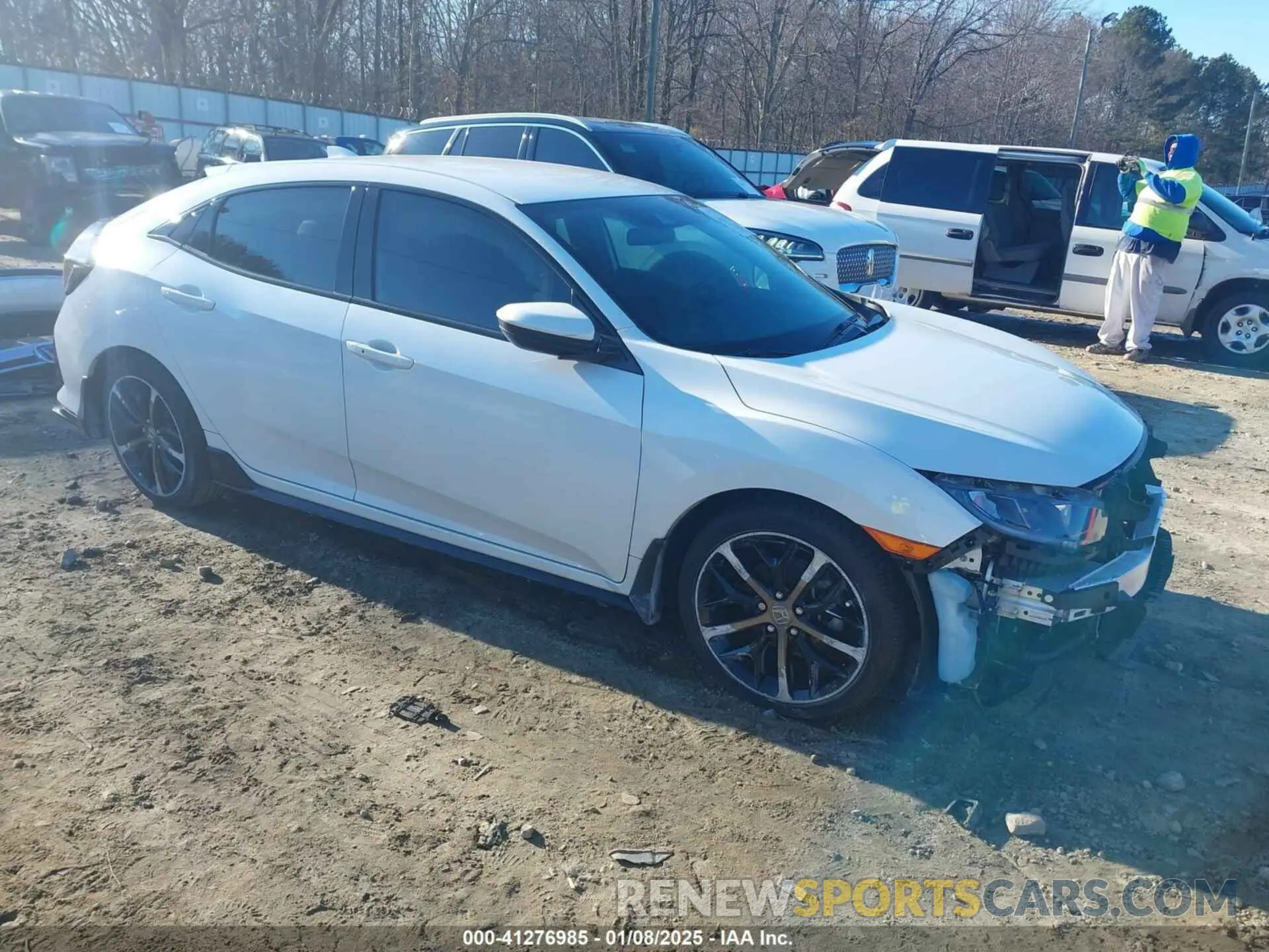 1 Photograph of a damaged car SHHFK7G49MU218191 HONDA CIVIC 2021