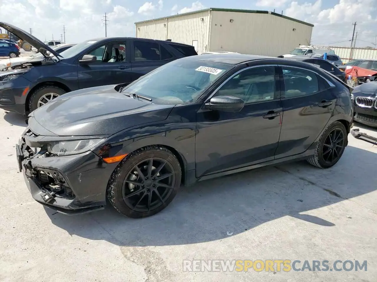 1 Photograph of a damaged car SHHFK7H39MU203910 HONDA CIVIC 2021