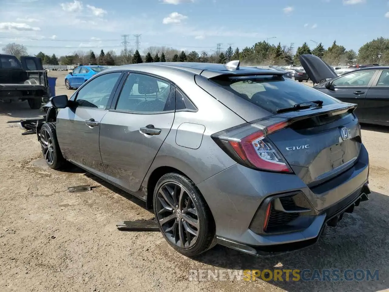 2 Photograph of a damaged car SHHFK7H40MU211290 HONDA CIVIC 2021
