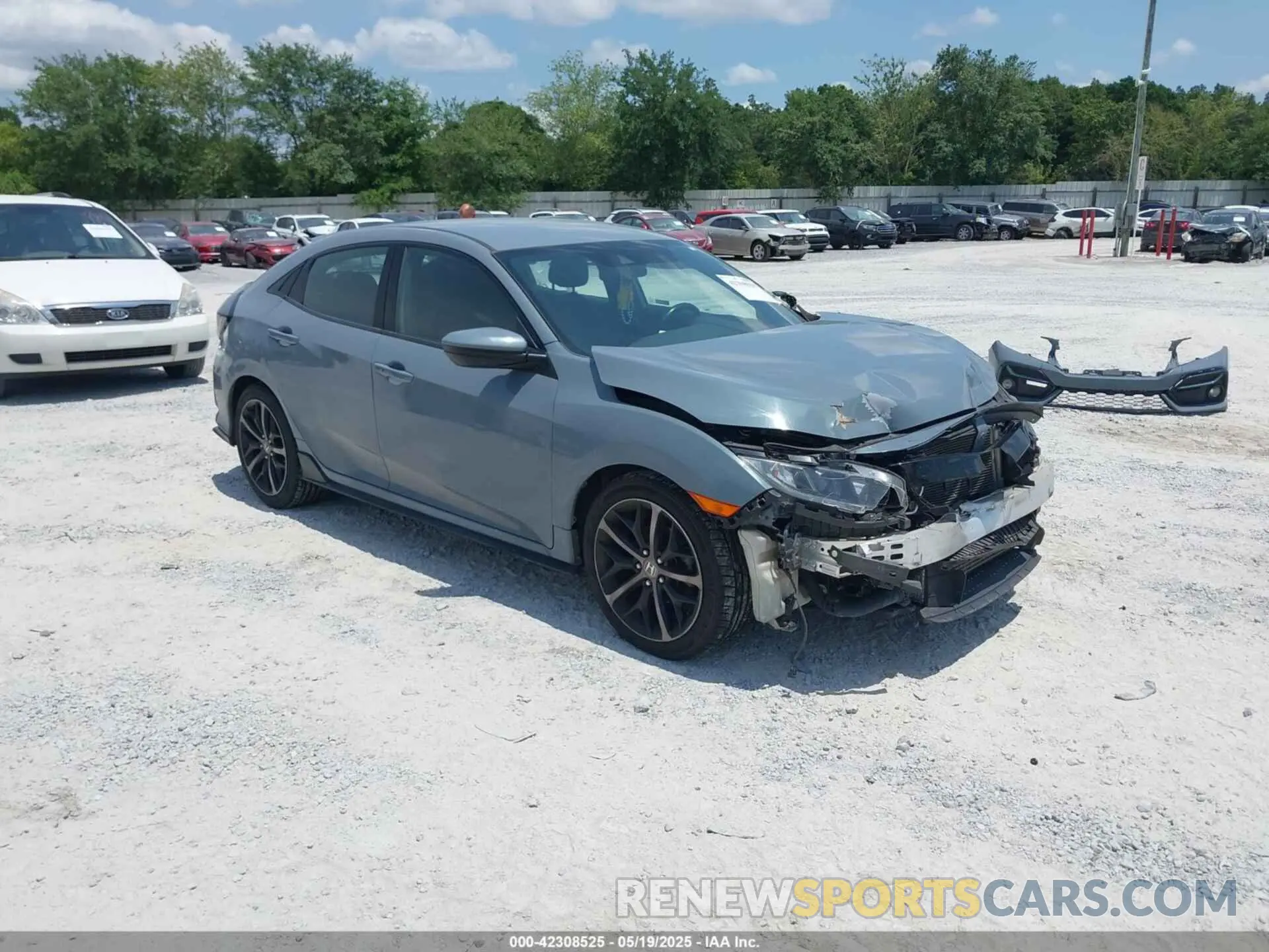 1 Photograph of a damaged car SHHFK7H40MU211595 HONDA CIVIC 2021