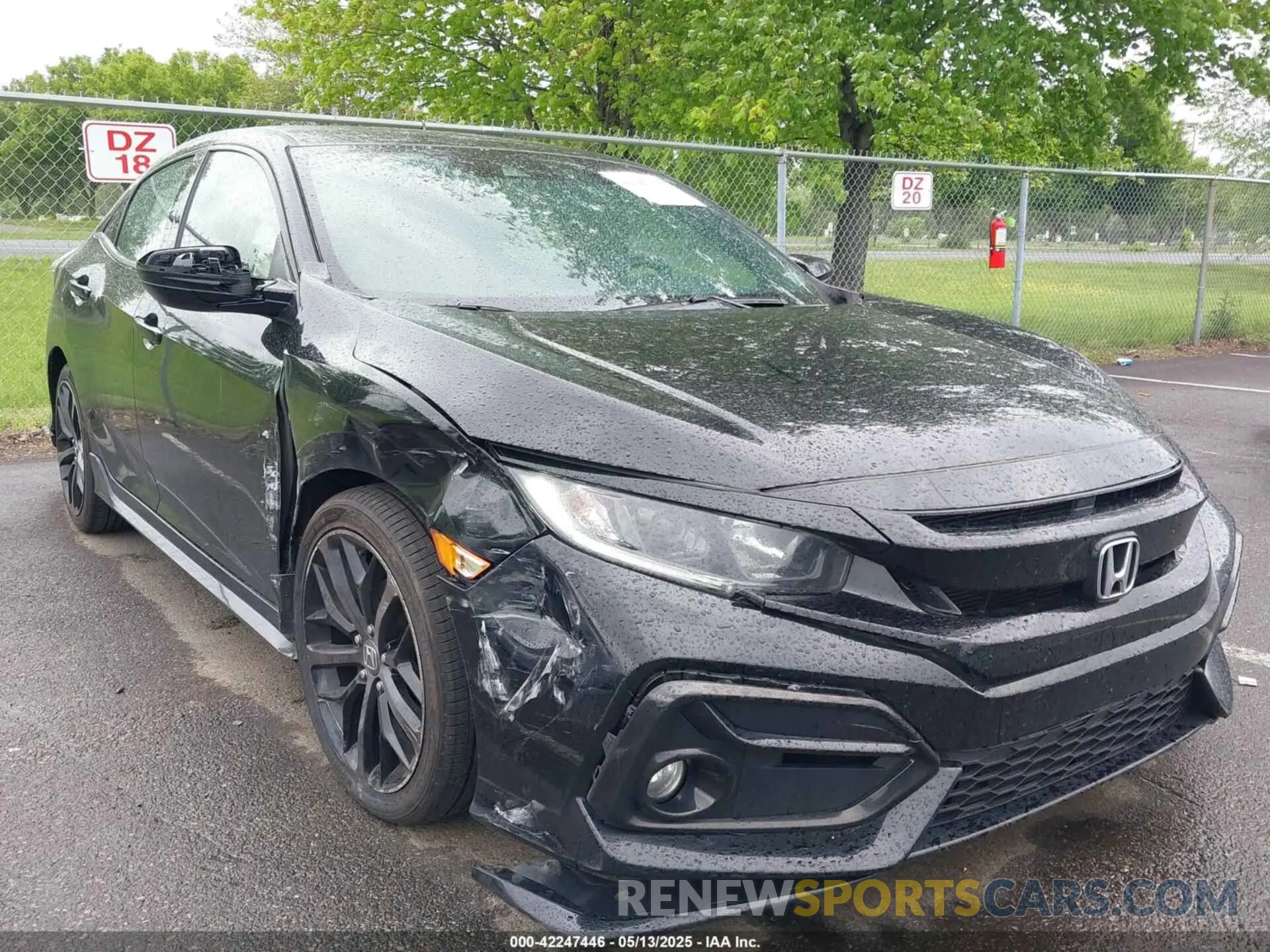 1 Photograph of a damaged car SHHFK7H40MU213928 HONDA CIVIC 2021