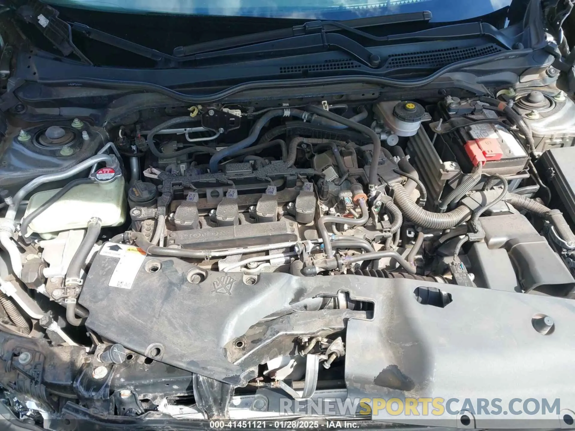 10 Photograph of a damaged car SHHFK7H40MU222581 HONDA CIVIC 2021