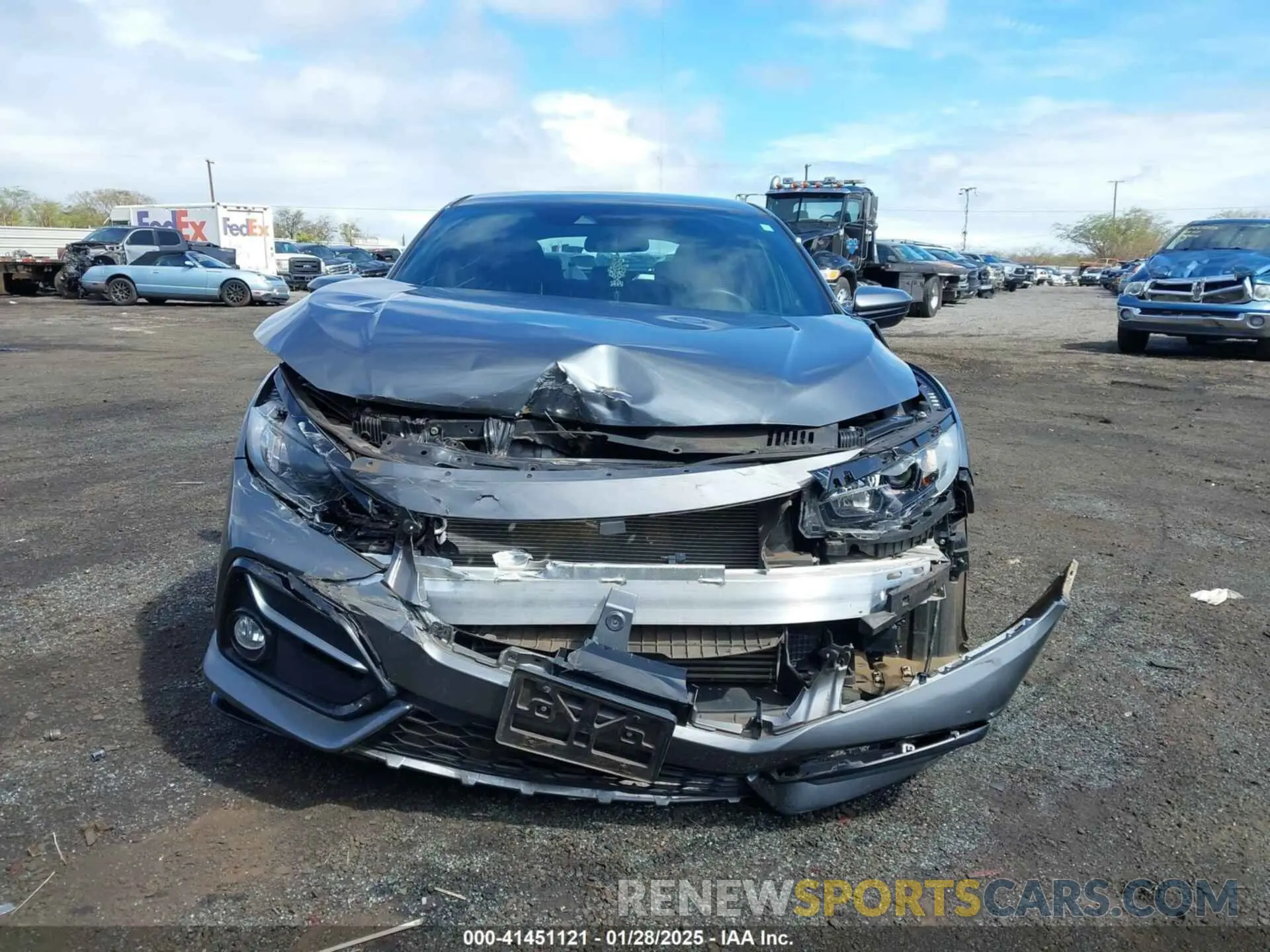 12 Photograph of a damaged car SHHFK7H40MU222581 HONDA CIVIC 2021
