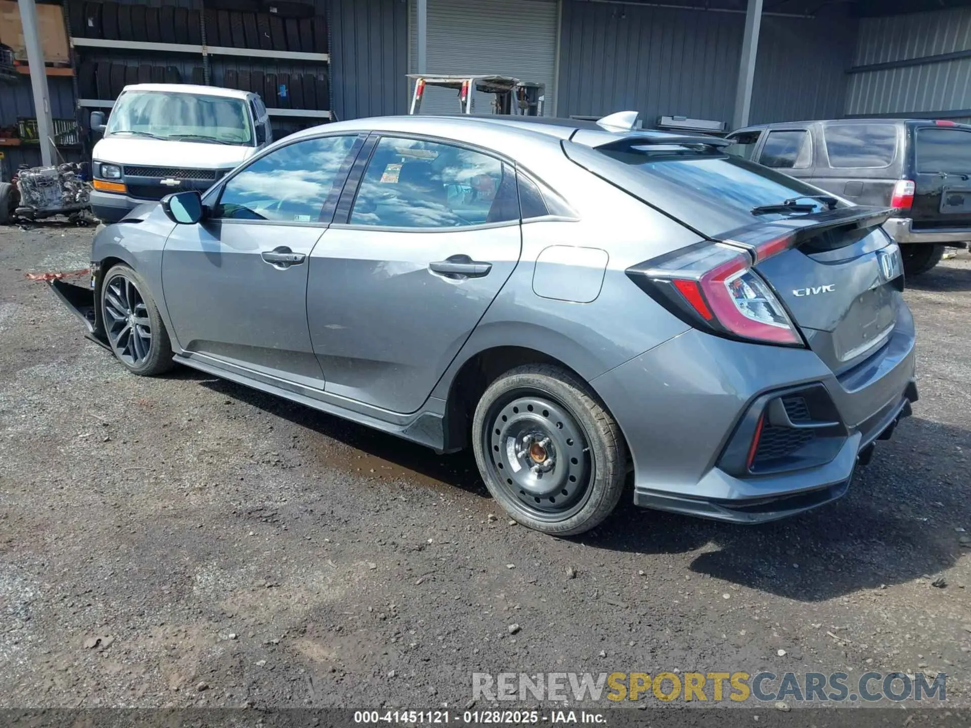 3 Photograph of a damaged car SHHFK7H40MU222581 HONDA CIVIC 2021