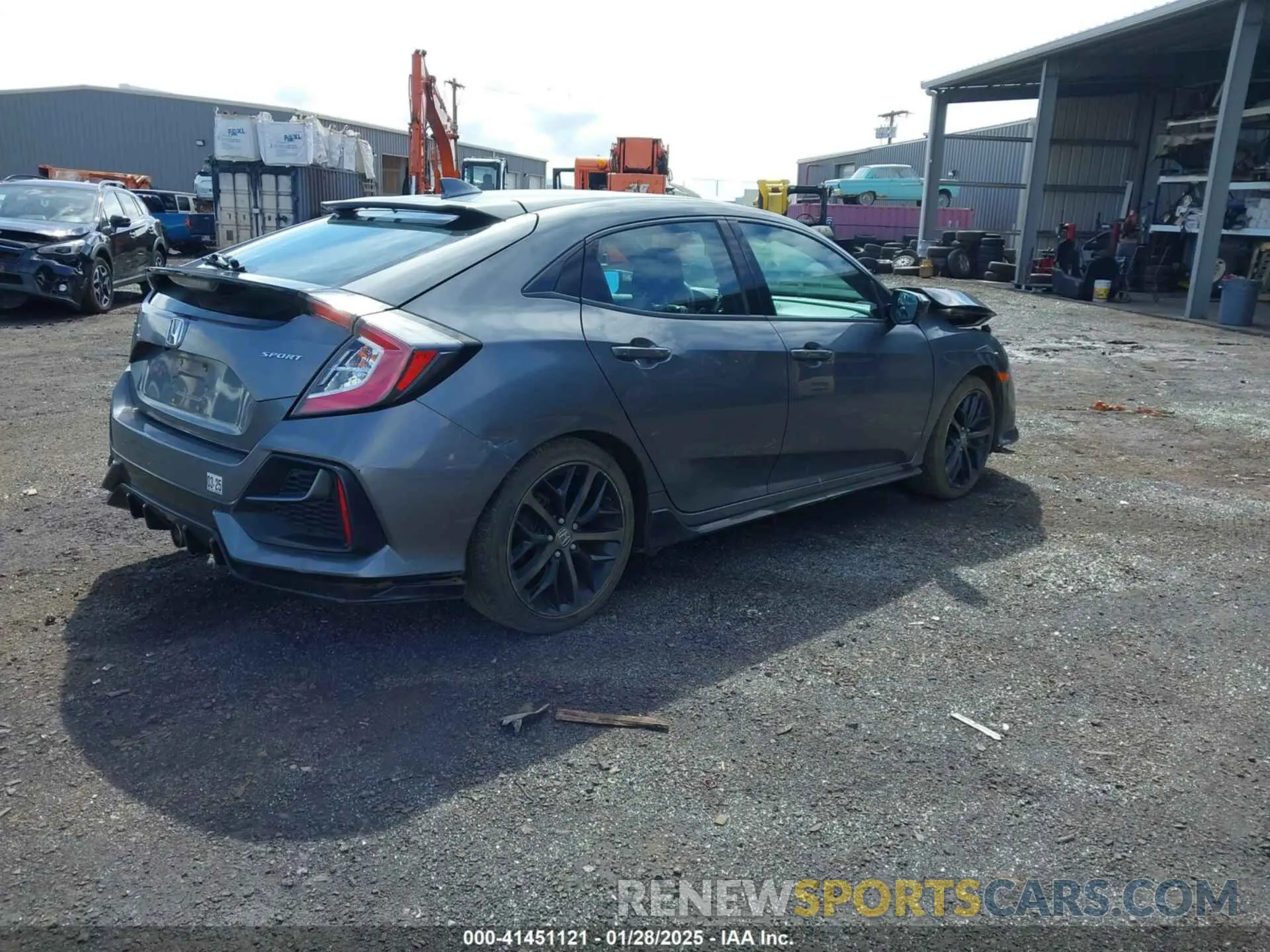 4 Photograph of a damaged car SHHFK7H40MU222581 HONDA CIVIC 2021