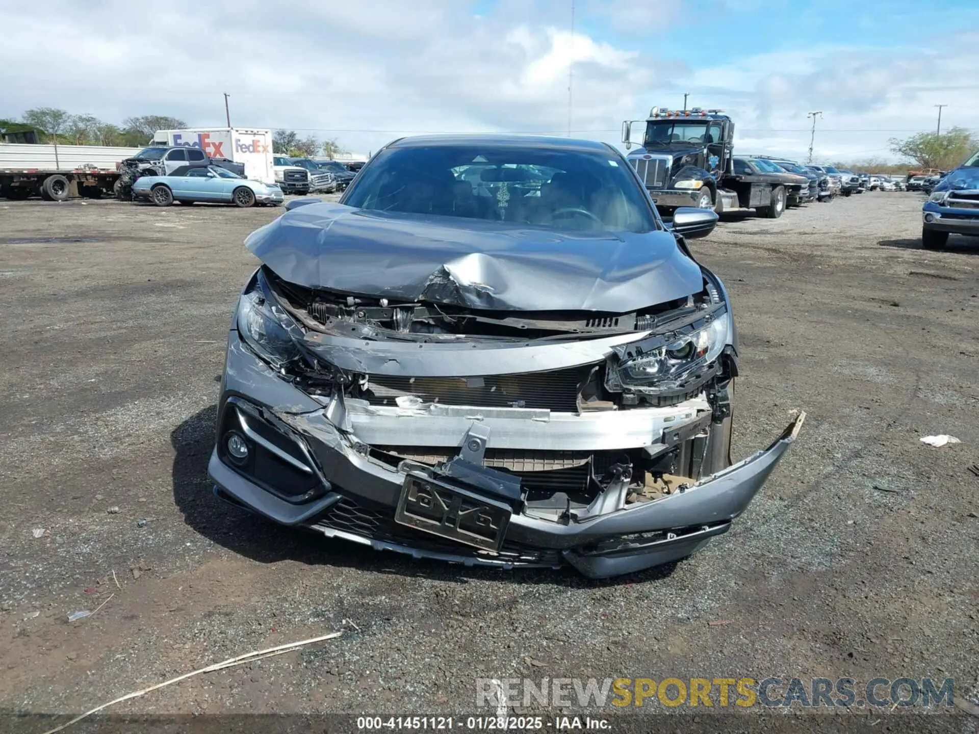 6 Photograph of a damaged car SHHFK7H40MU222581 HONDA CIVIC 2021