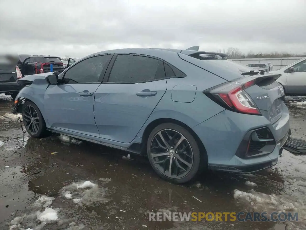 2 Photograph of a damaged car SHHFK7H40MU225156 HONDA CIVIC 2021