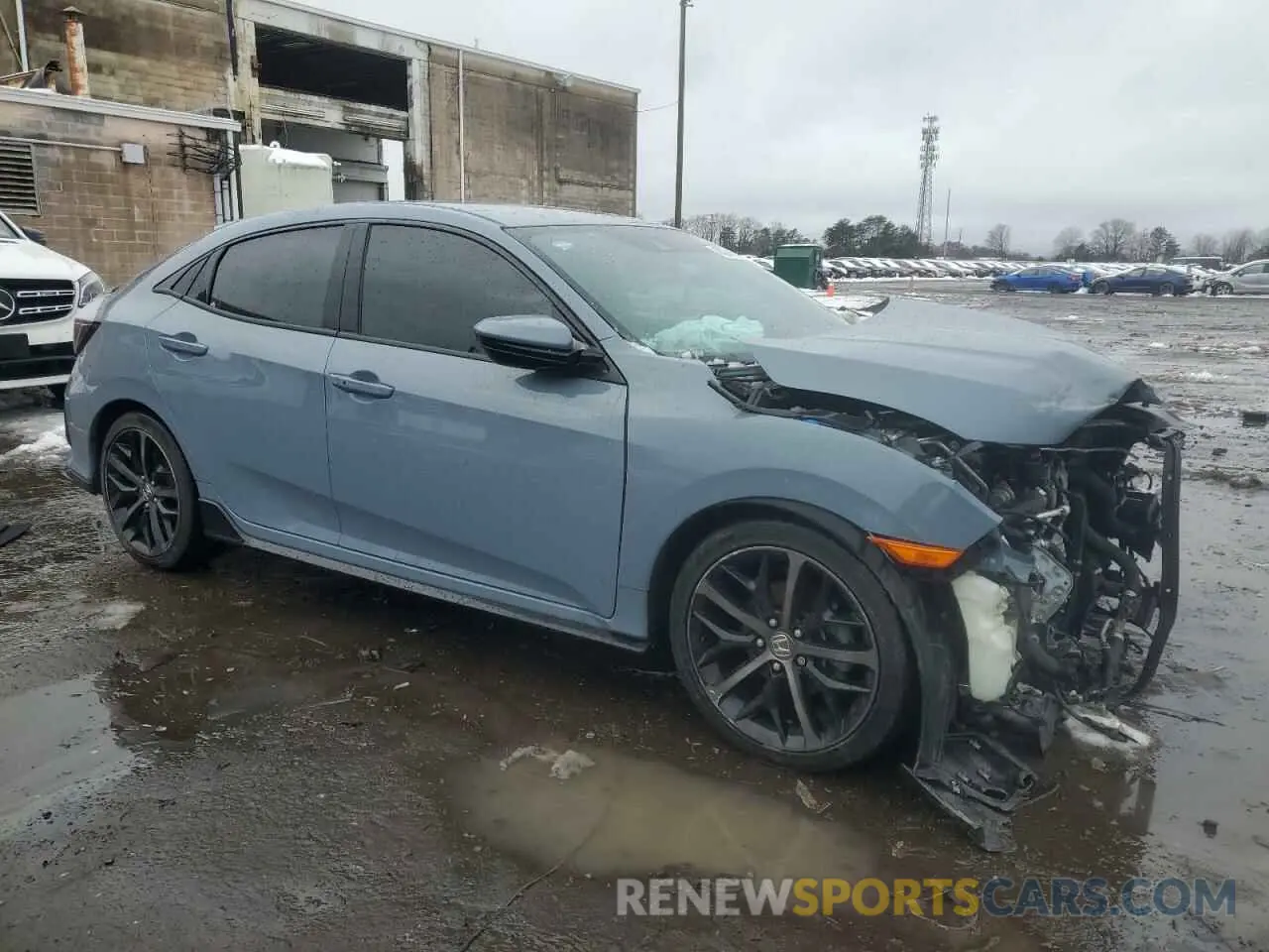 4 Photograph of a damaged car SHHFK7H40MU225156 HONDA CIVIC 2021