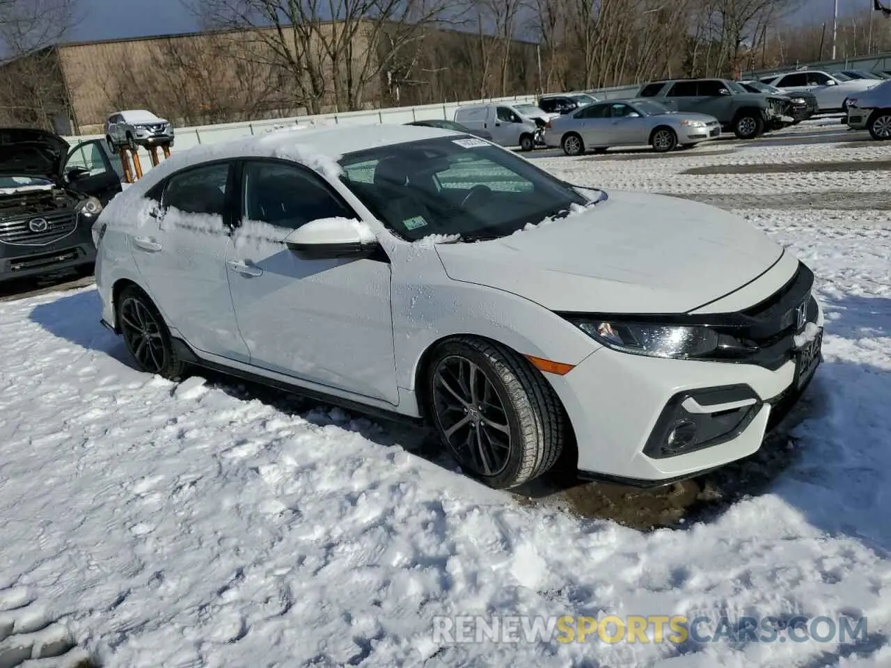 4 Photograph of a damaged car SHHFK7H40MU407911 HONDA CIVIC 2021
