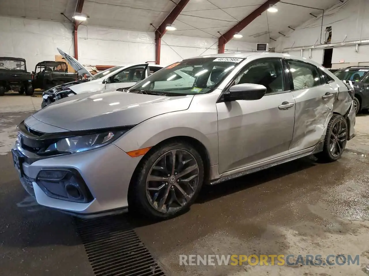 1 Photograph of a damaged car SHHFK7H40MU411084 HONDA CIVIC 2021