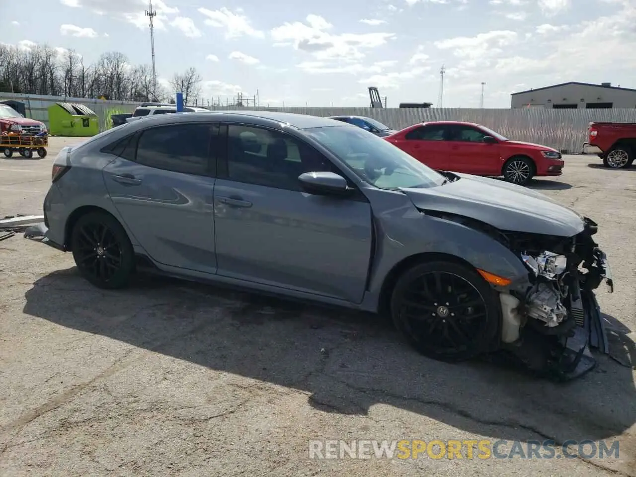 4 Photograph of a damaged car SHHFK7H41MU211167 HONDA CIVIC 2021