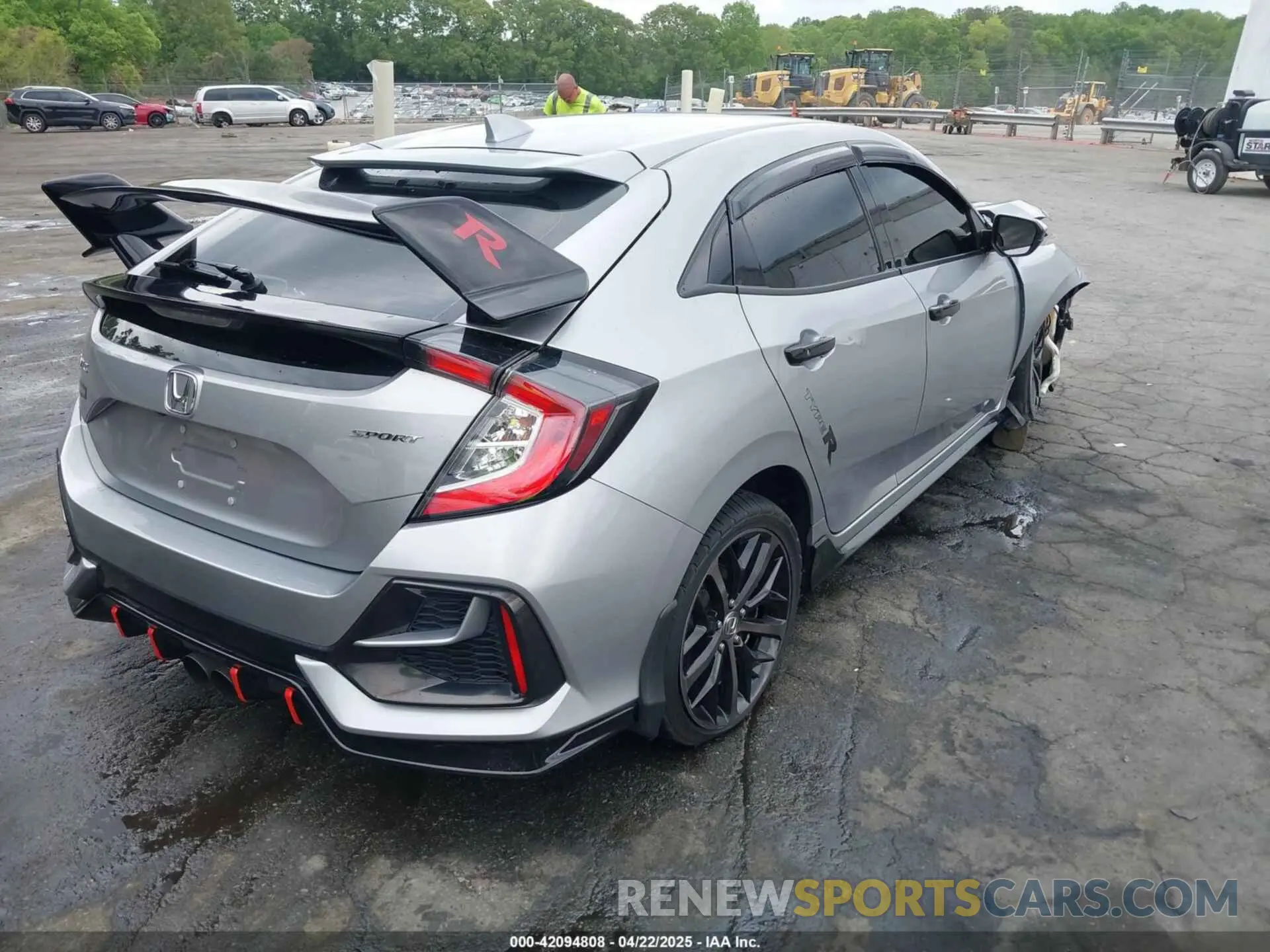 4 Photograph of a damaged car SHHFK7H41MU216594 HONDA CIVIC 2021