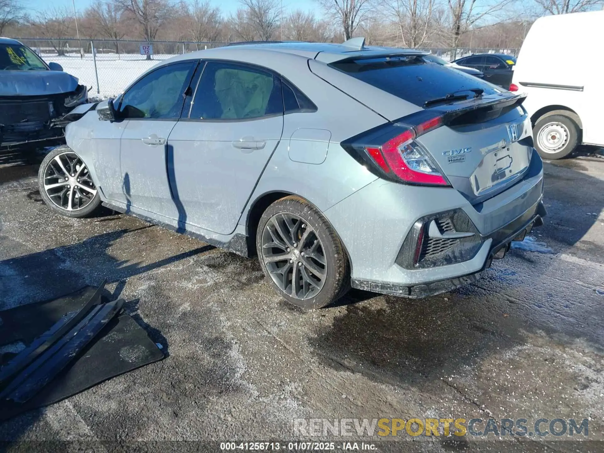 3 Photograph of a damaged car SHHFK7H41MU408016 HONDA CIVIC 2021