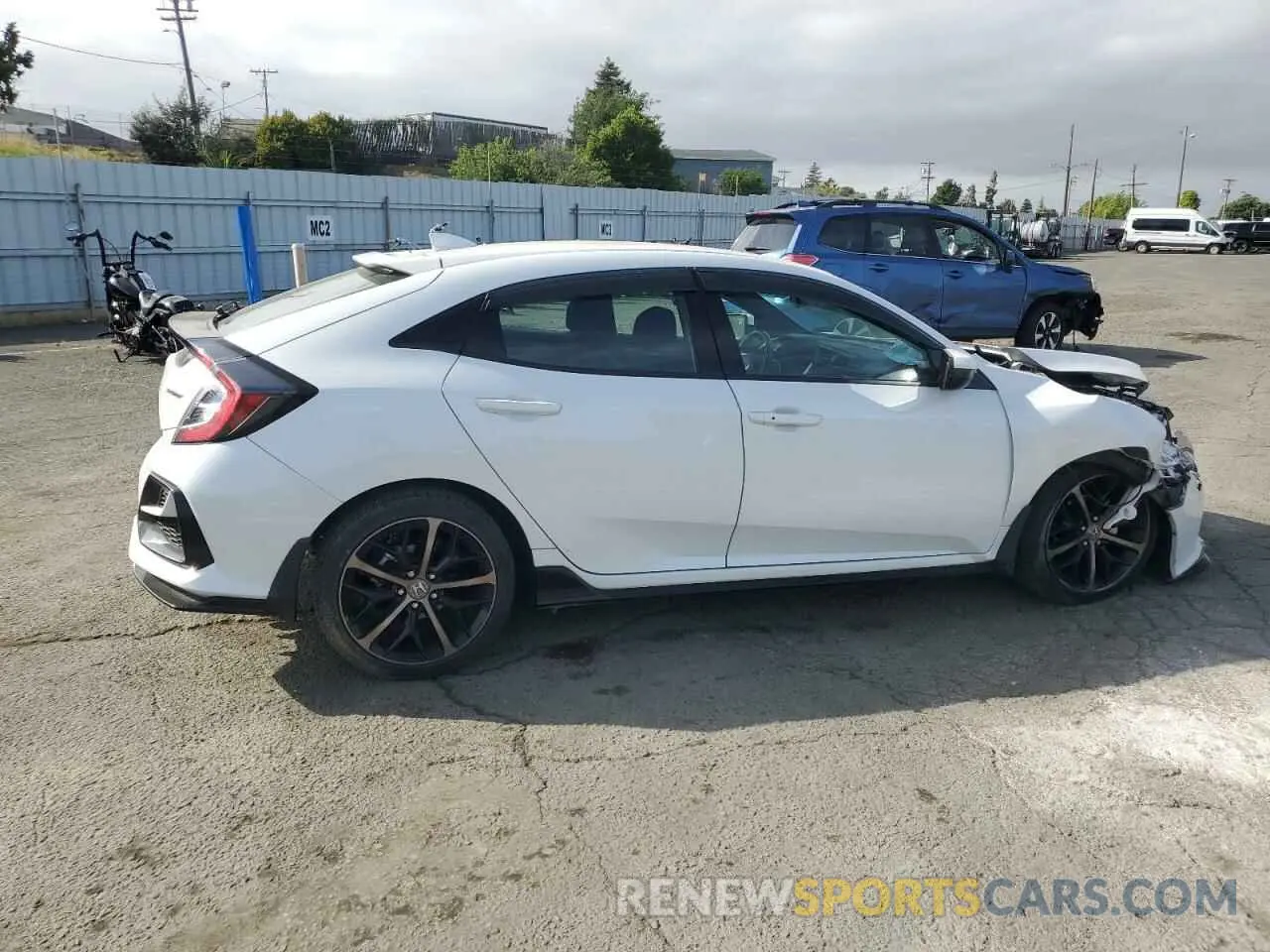 3 Photograph of a damaged car SHHFK7H41MU410607 HONDA CIVIC 2021