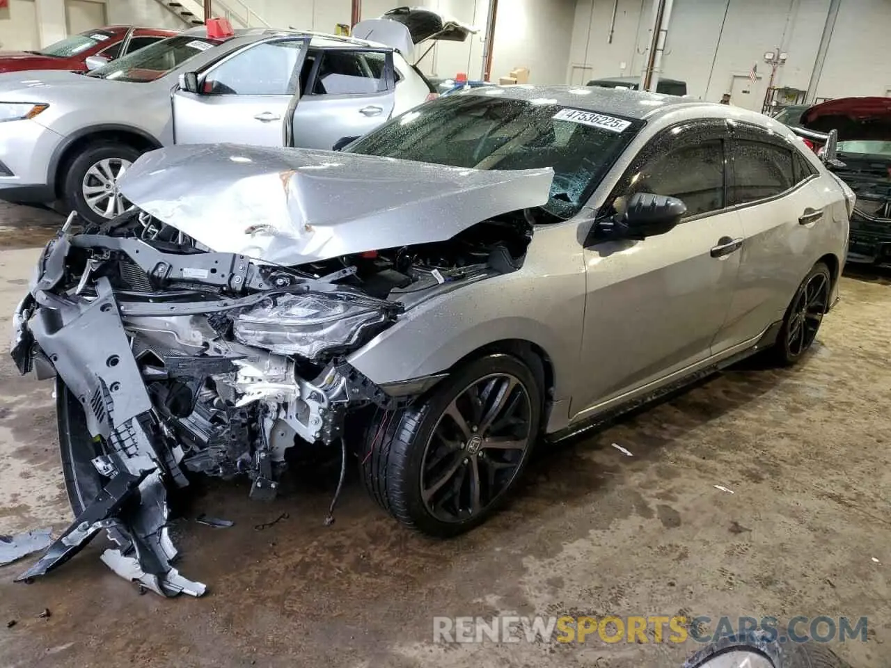 1 Photograph of a damaged car SHHFK7H41MU413944 HONDA CIVIC 2021